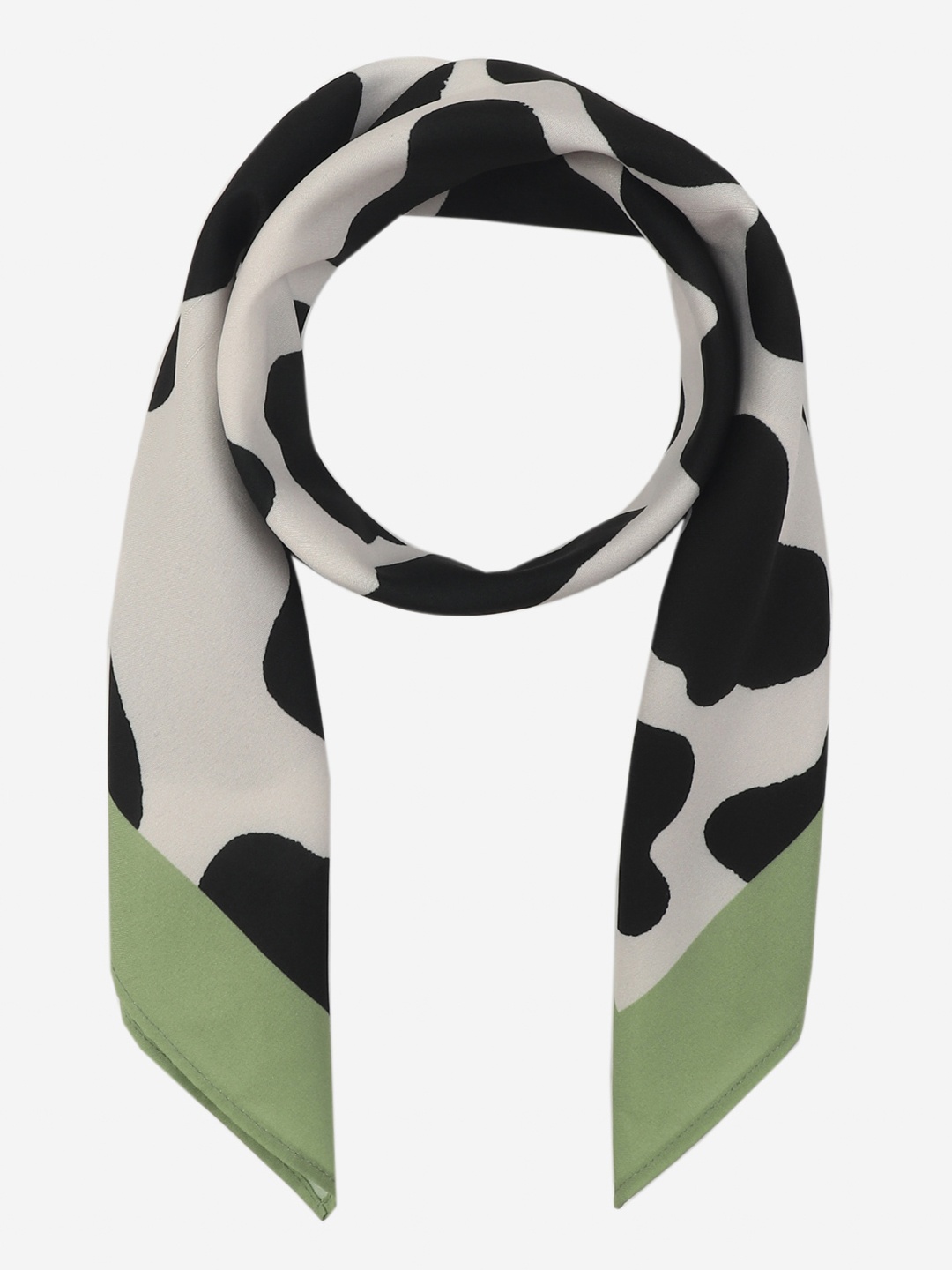

Beau Design Women Abstract Printed Scarf, Green