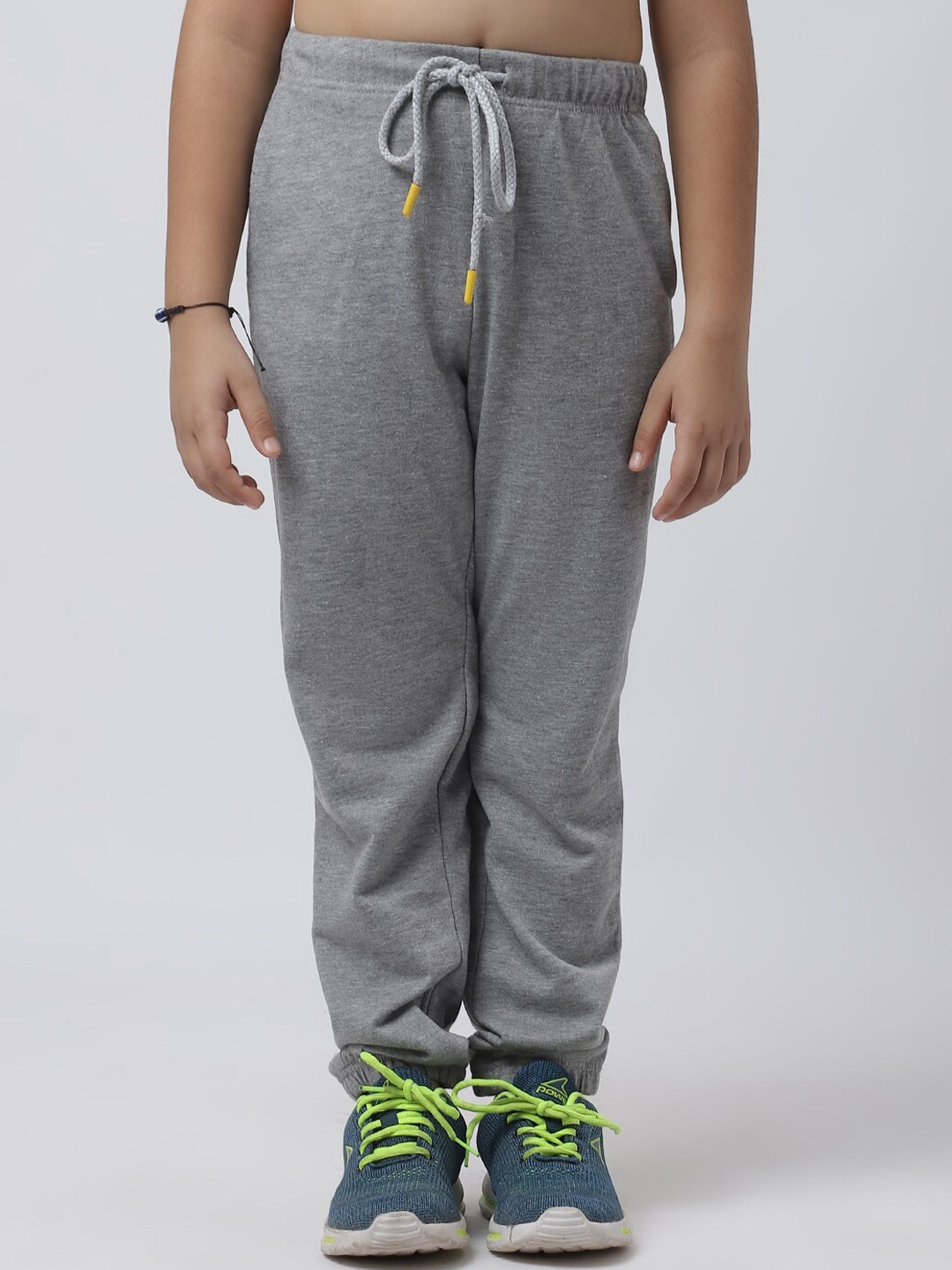 

Rute Boys Mid-Rise Cotton Joggers, Grey