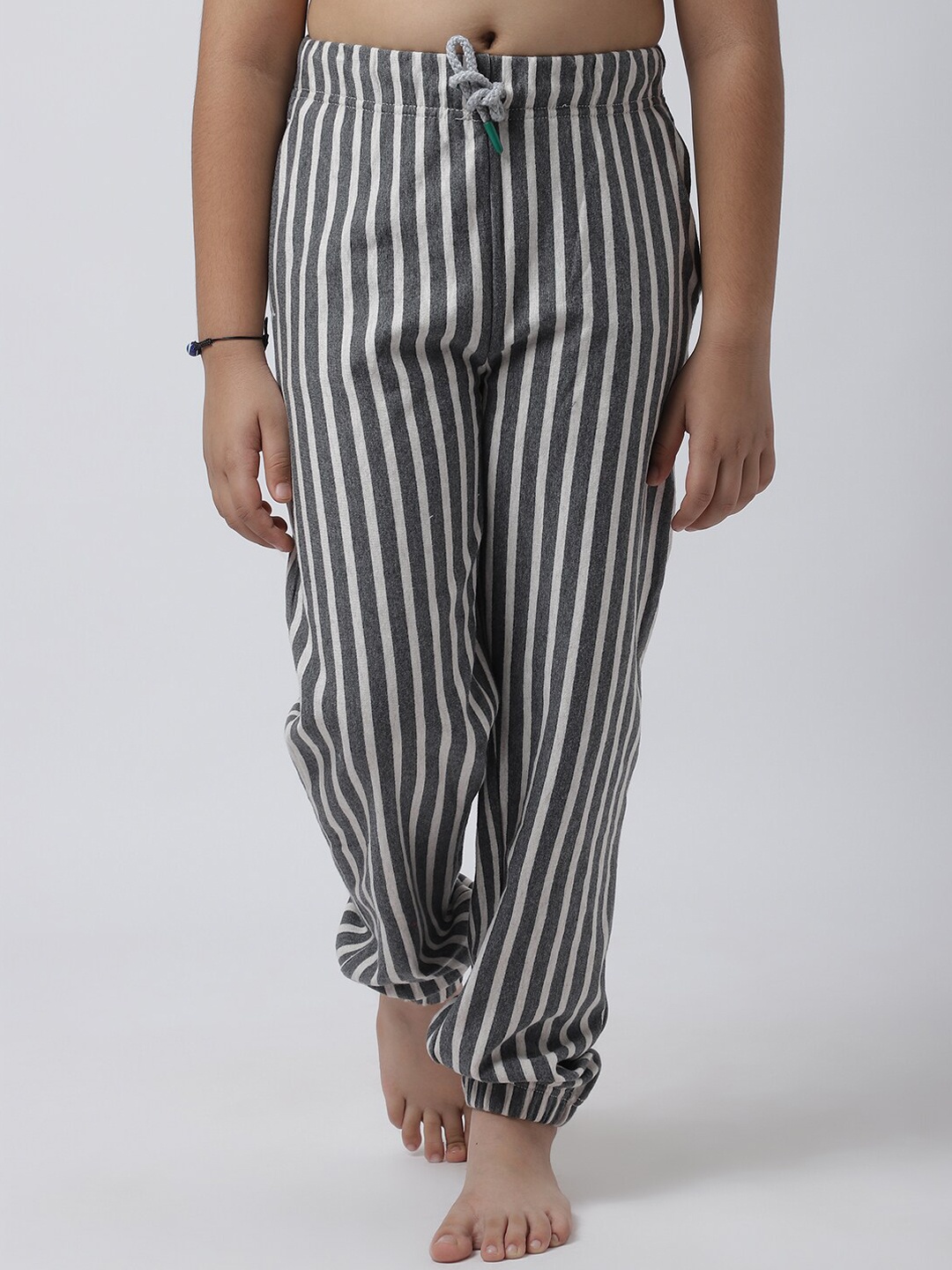 

Rute Women Striped Lounge Pants, Black