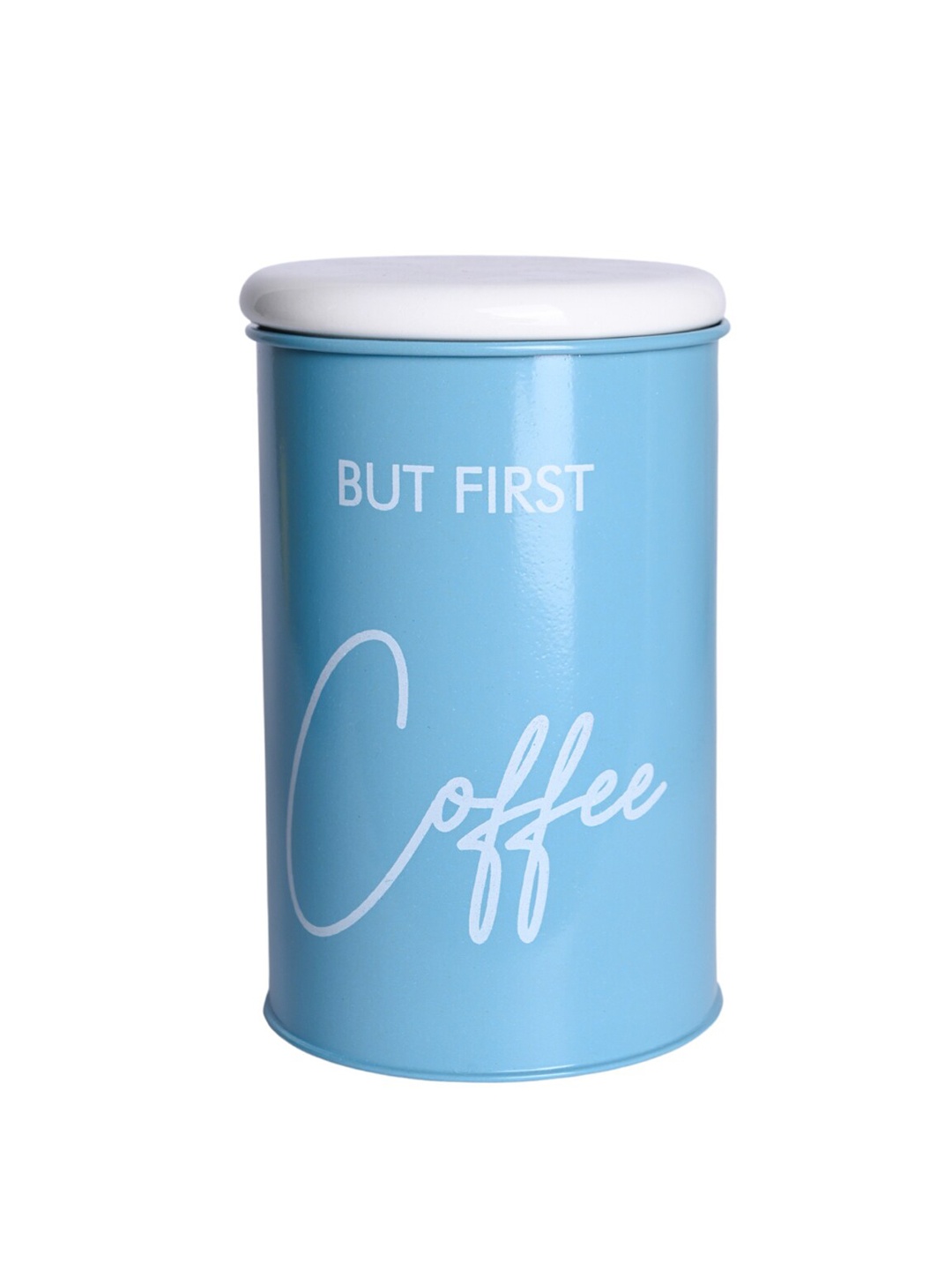 

MARKET99 Blue Printed Durable Metal Jar Container - 900 ML