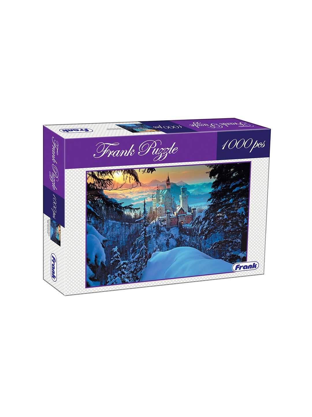 

Frank Kids 1000 Piece Frank Neuschwanstein Castle Jigsaw Puzzle Toy, Blue