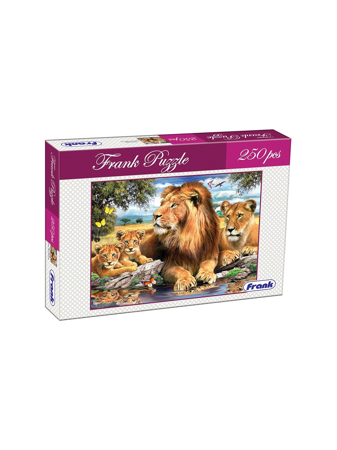 

Frank Kids 250 Piece Frank Lion Jigsaw Puzzle Toy, Beige