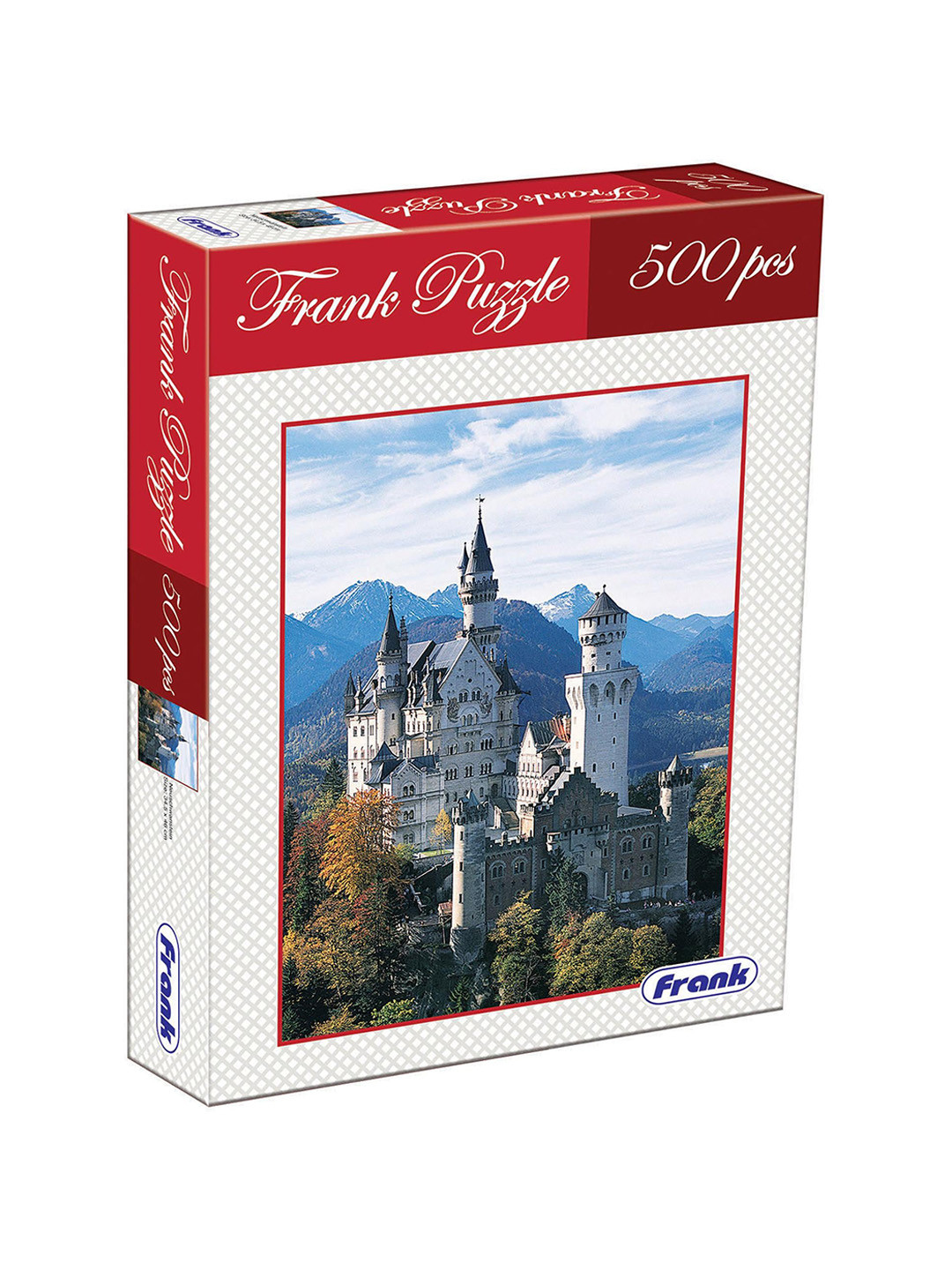 

Frank Kids Neuschwanstein 500 Pieces Castle Jigsaw Puzzle Toy, White