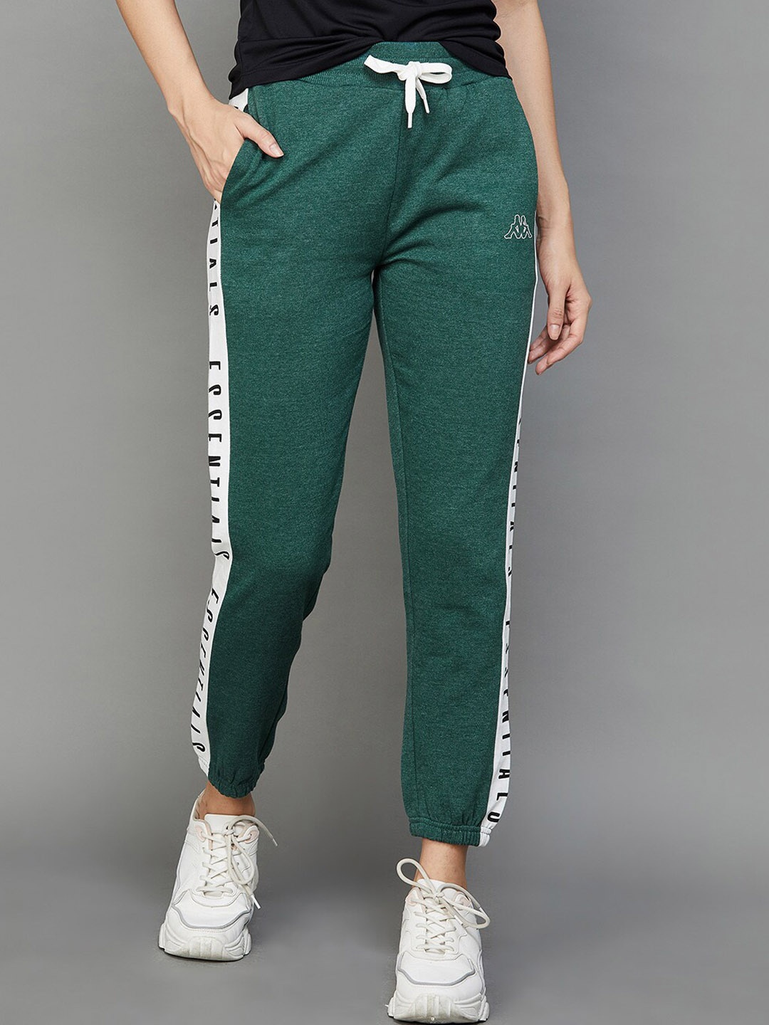 

Kappa Women Side Panel Joggers, Green