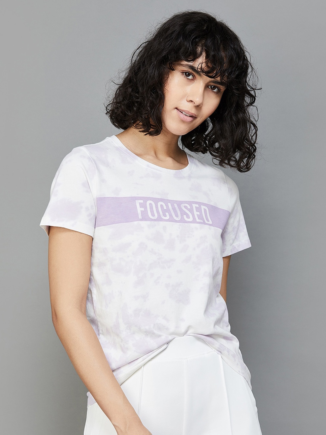 

Kappa Typography Printed Pure Cotton T-Shirt, White