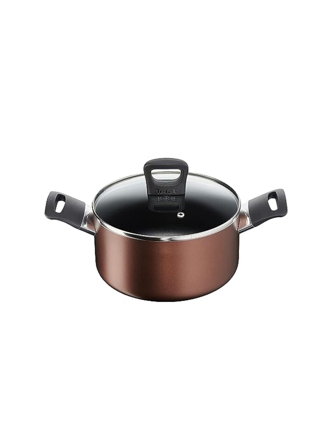 

Tefal Super Cook Plus Black & Brown Rio Non-Stick Stew Pan With Lid