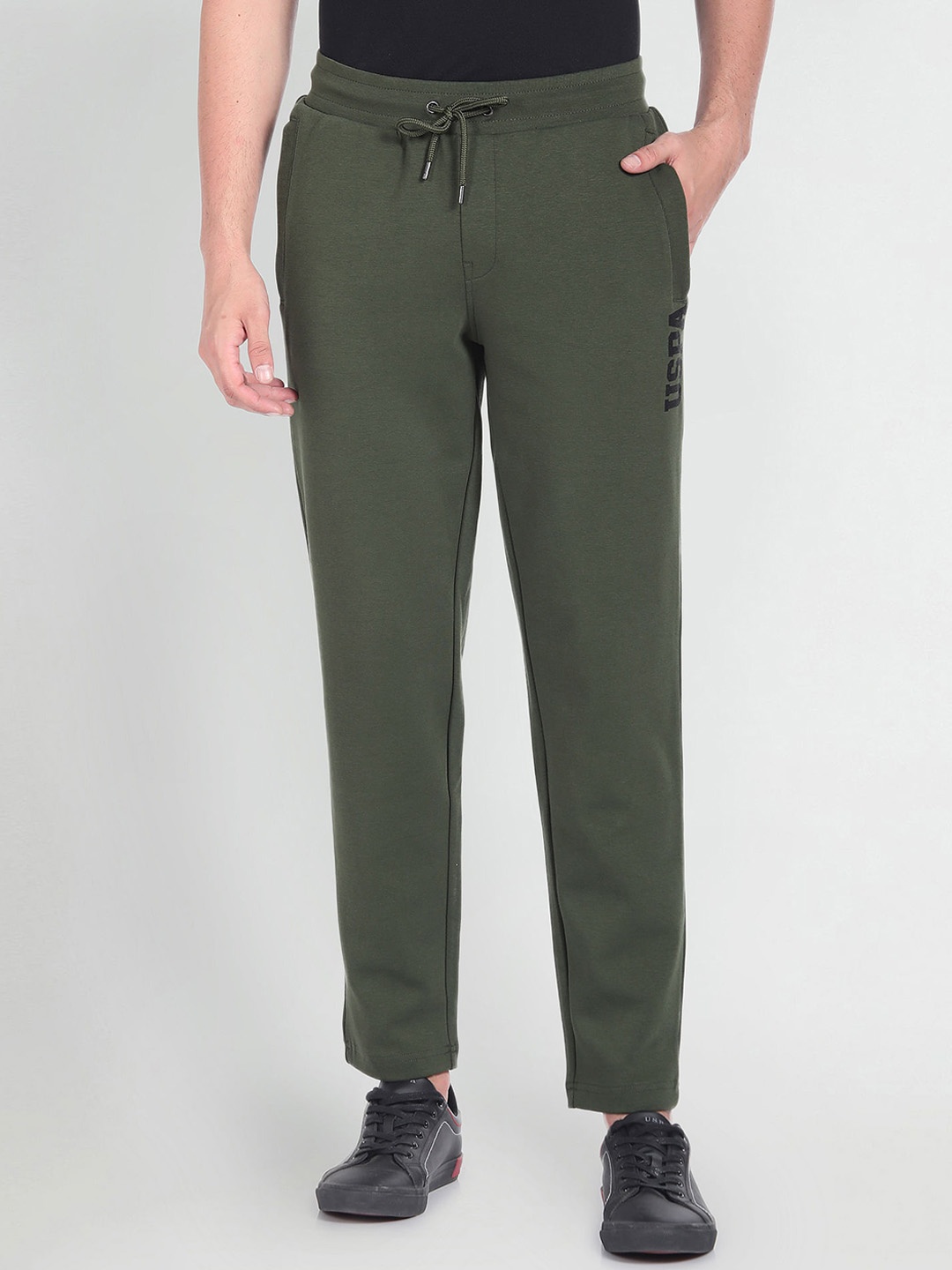 

U.S. Polo Assn. Denim Co. Men Cotton Comfortable Track Pant, Olive