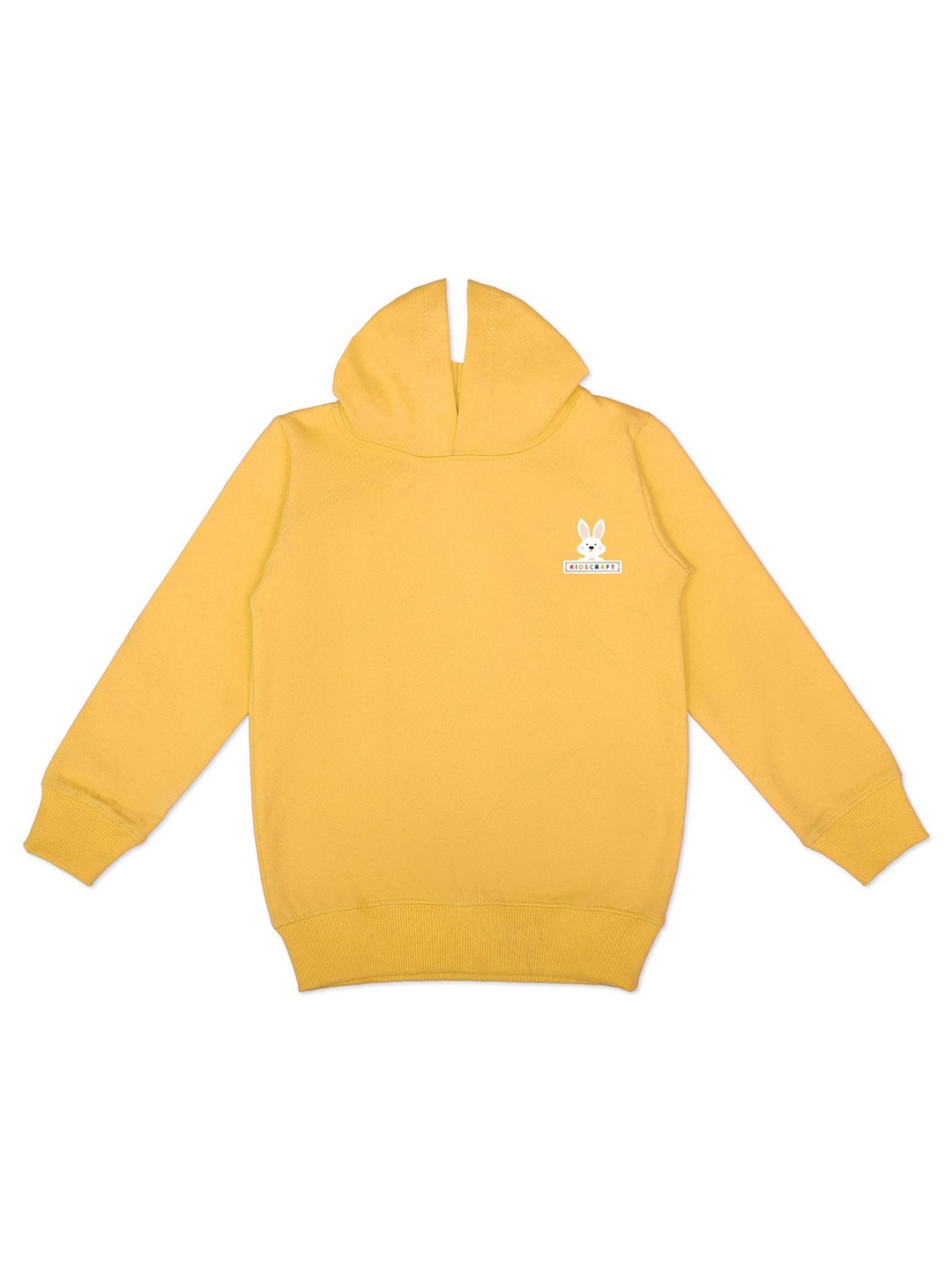 

KIDSCRAFT Girls Hooded Fleece Sweatshirt, Yellow