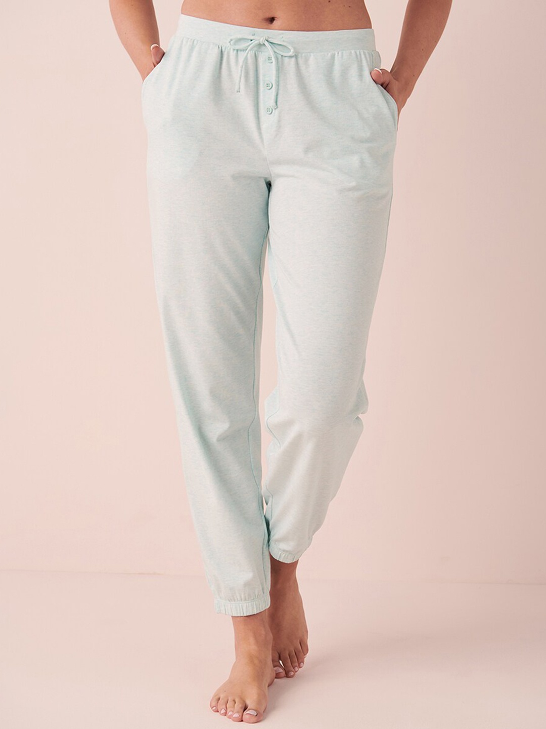 

La Vie en Rose Women Mid Rise Lounge Joggers, Blue