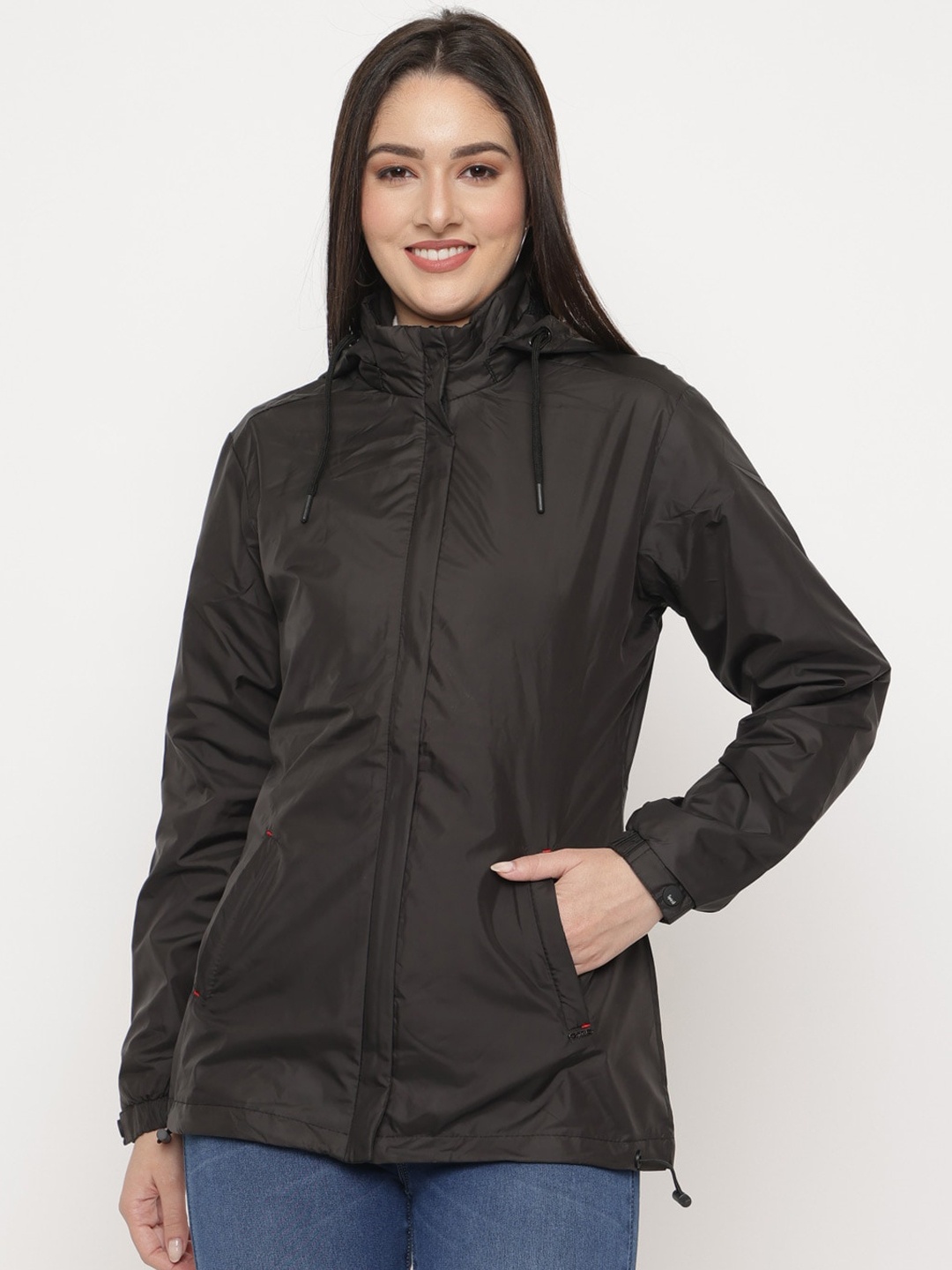 

Spirit Lightweight Hooded Anti-Odour Bomber Jacket, Black