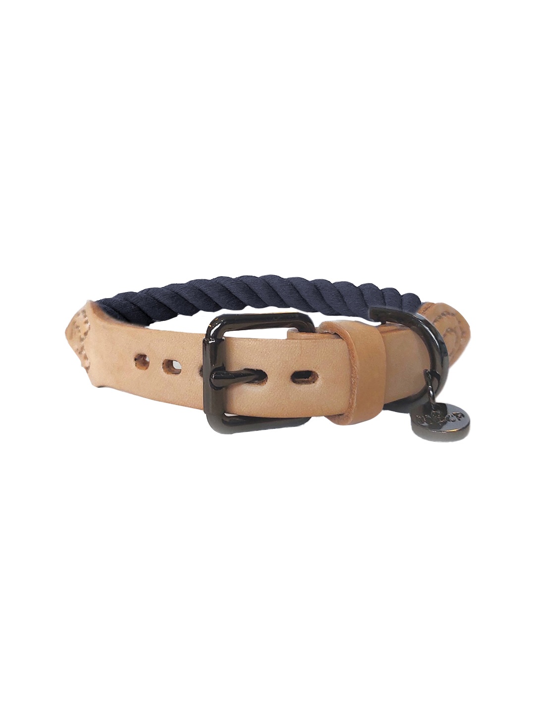 

Milk & Pepper Hypo-Allergenic Dog Collar, Navy blue