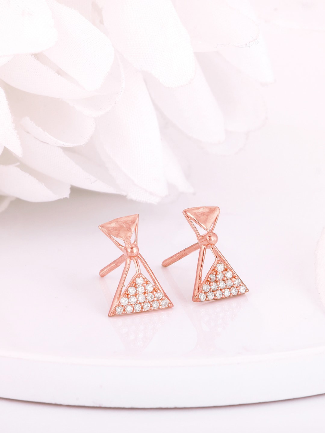 

GIVA Rose Gold Plated Sterling Silver Studs Earrings