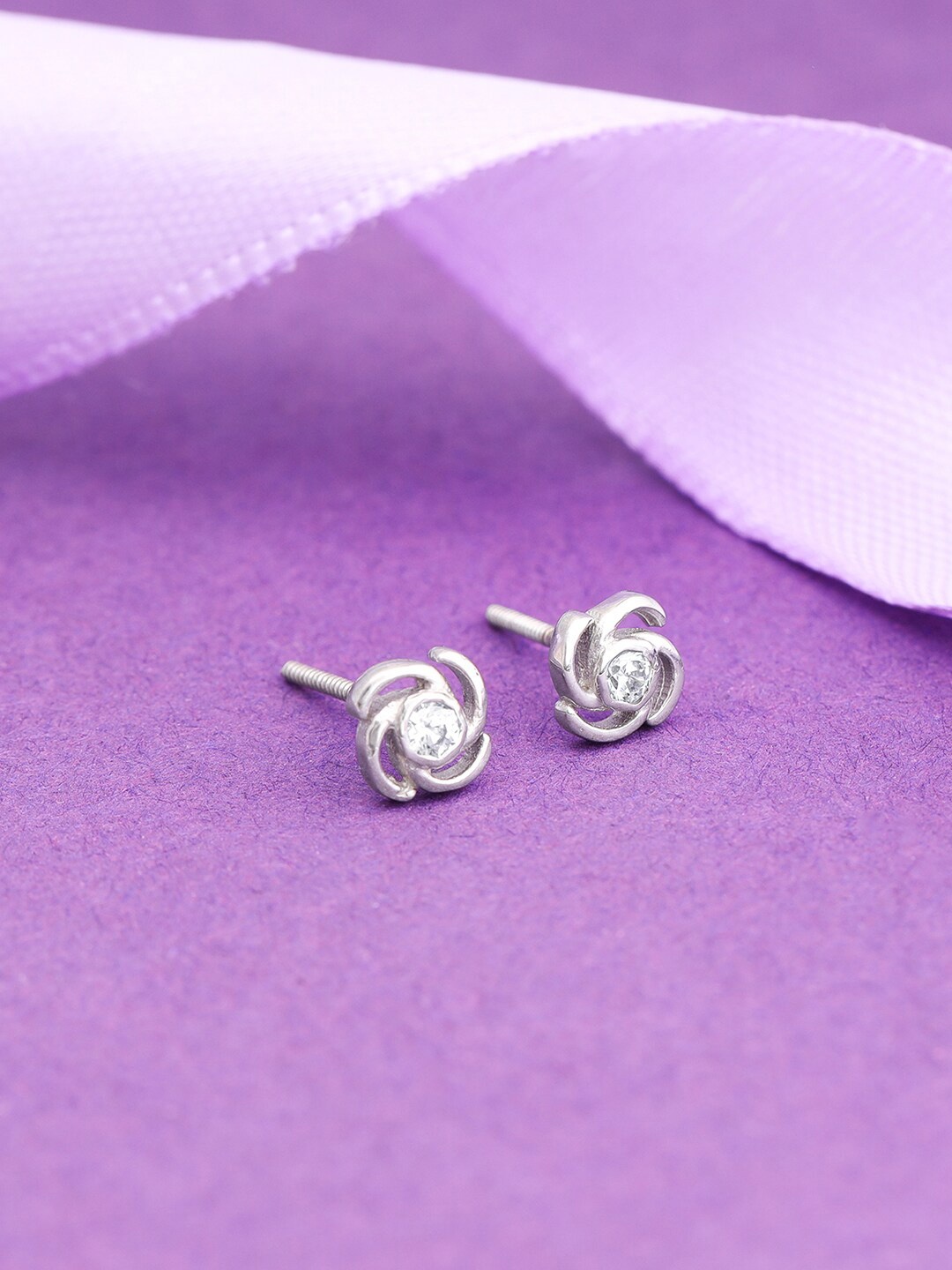 

GIVA 925 Sterling Silver Rhodium Plated Contemporary Stud Earrings