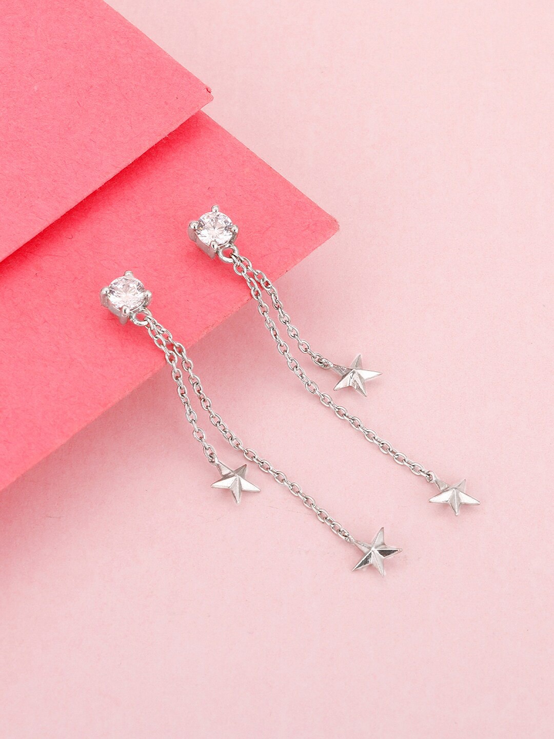

GIVA 925 Sterling Silver Rhodium-Plated Contemporary Drop Earrings