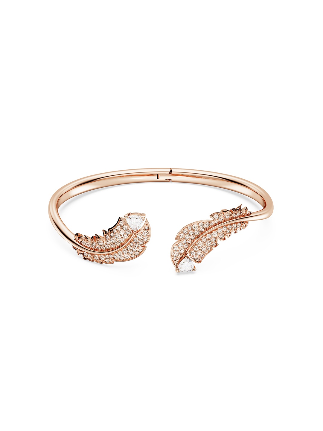 

SWAROVSKI Rose Gold-Plated Artificial Stones Cuff Bracelet