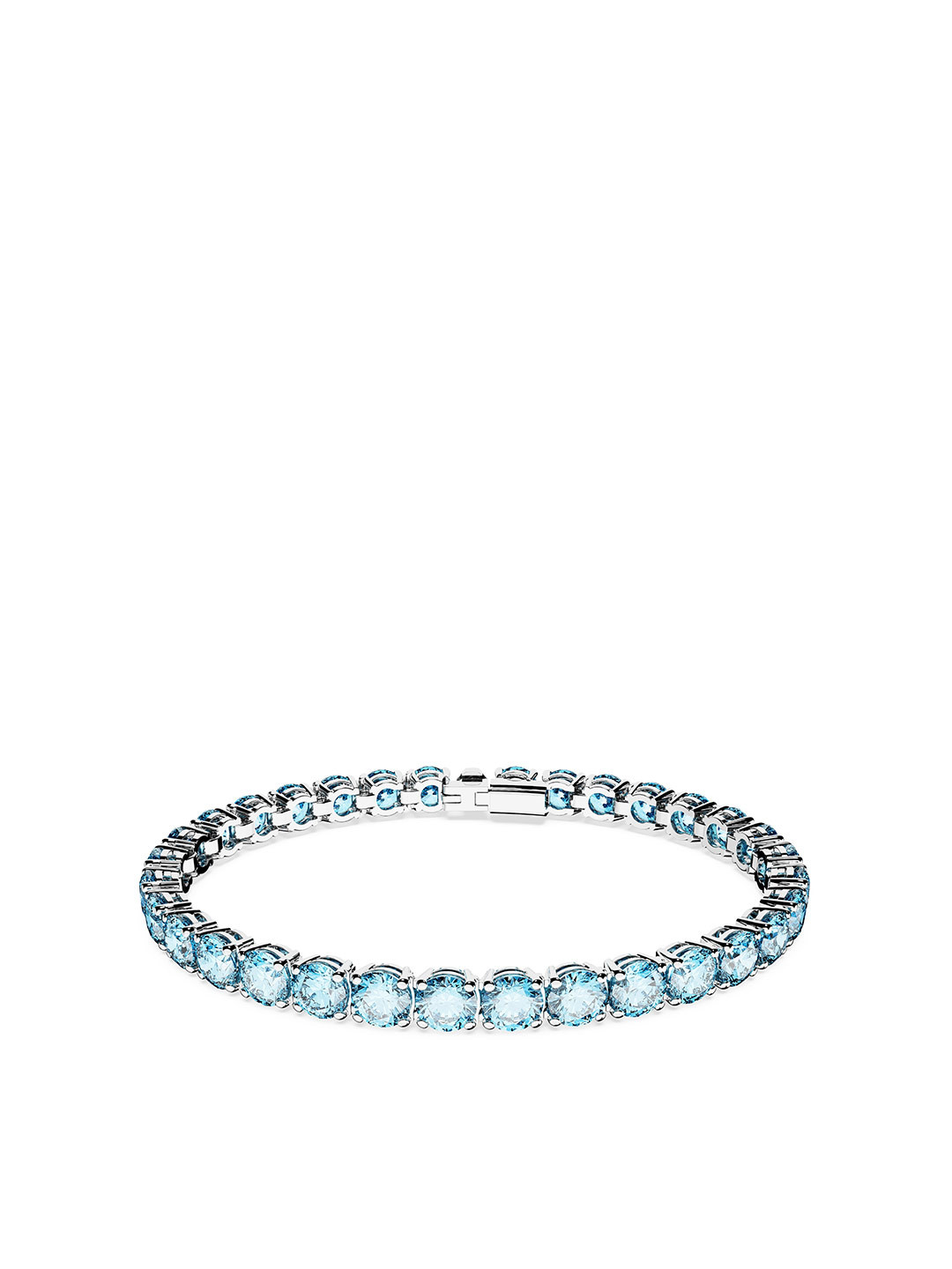 

SWAROVSKI Rhodium-Plated Crystals-Studded Link Bracelet, Silver