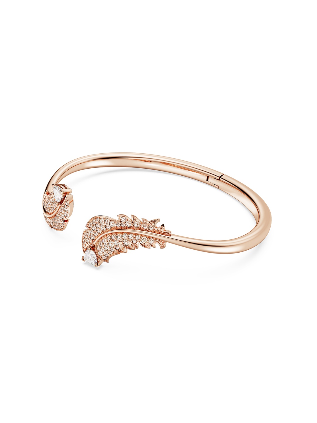 

SWAROVSKI Rose Gold-Plated Crystals Studded Cuff Bracelet
