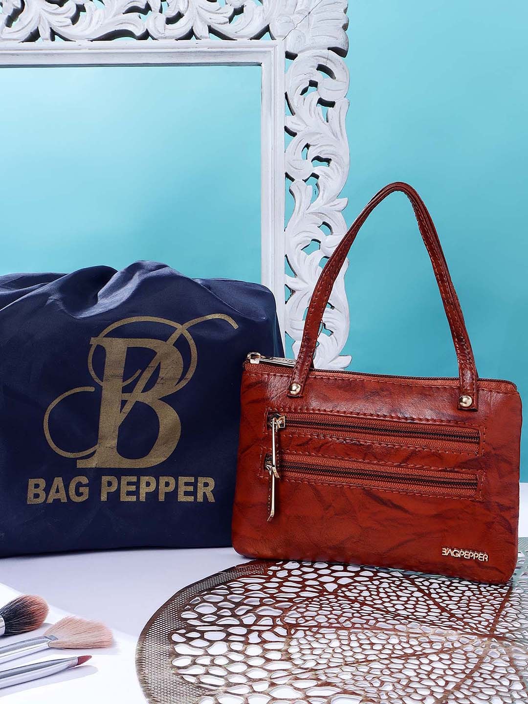 

Bag Pepper PU Structured Handheld Bag, Red