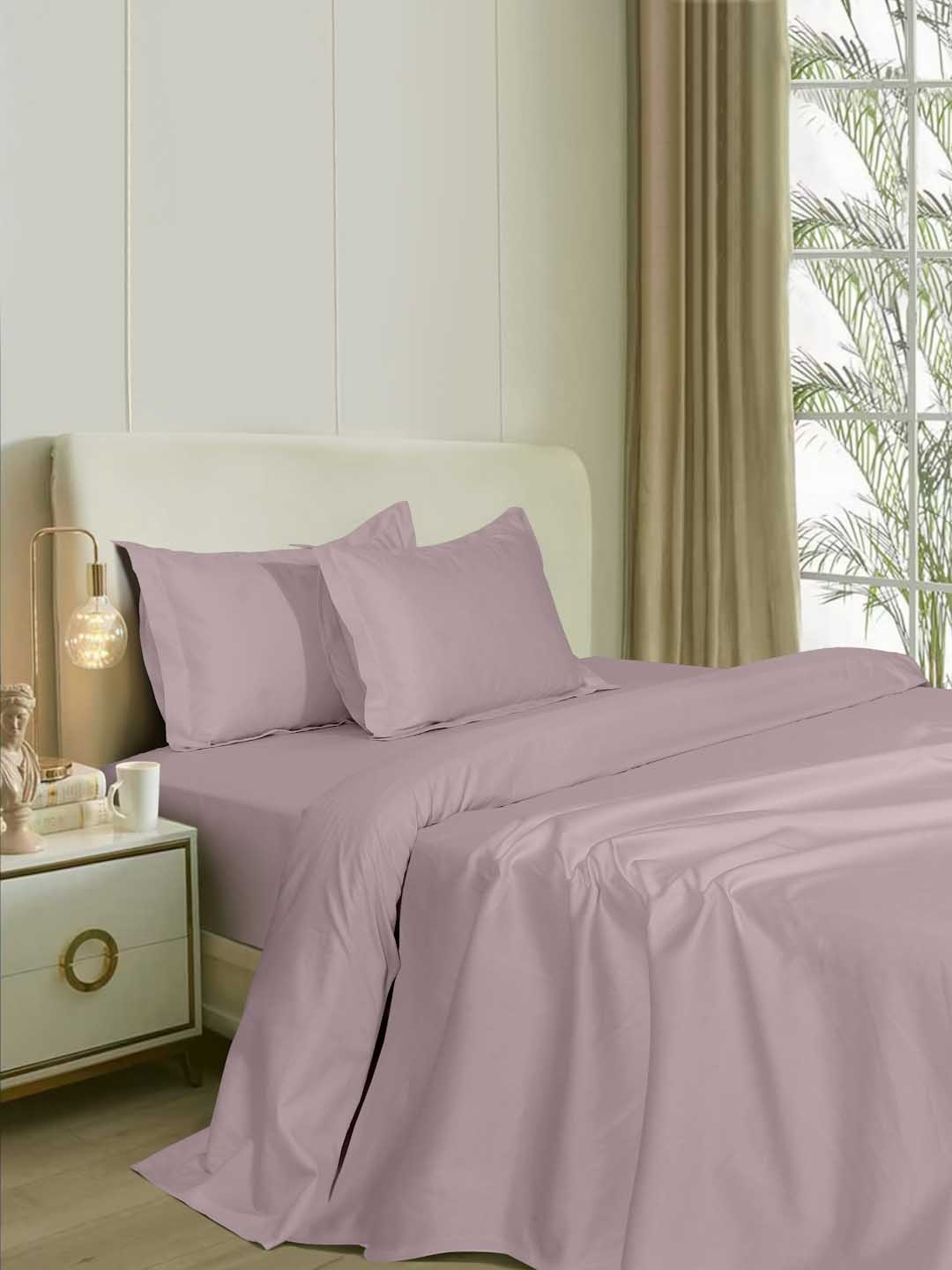 

Naksh Rose Pure Cotton 300 TC Queen Bedsheet with 2 Pillow Covers