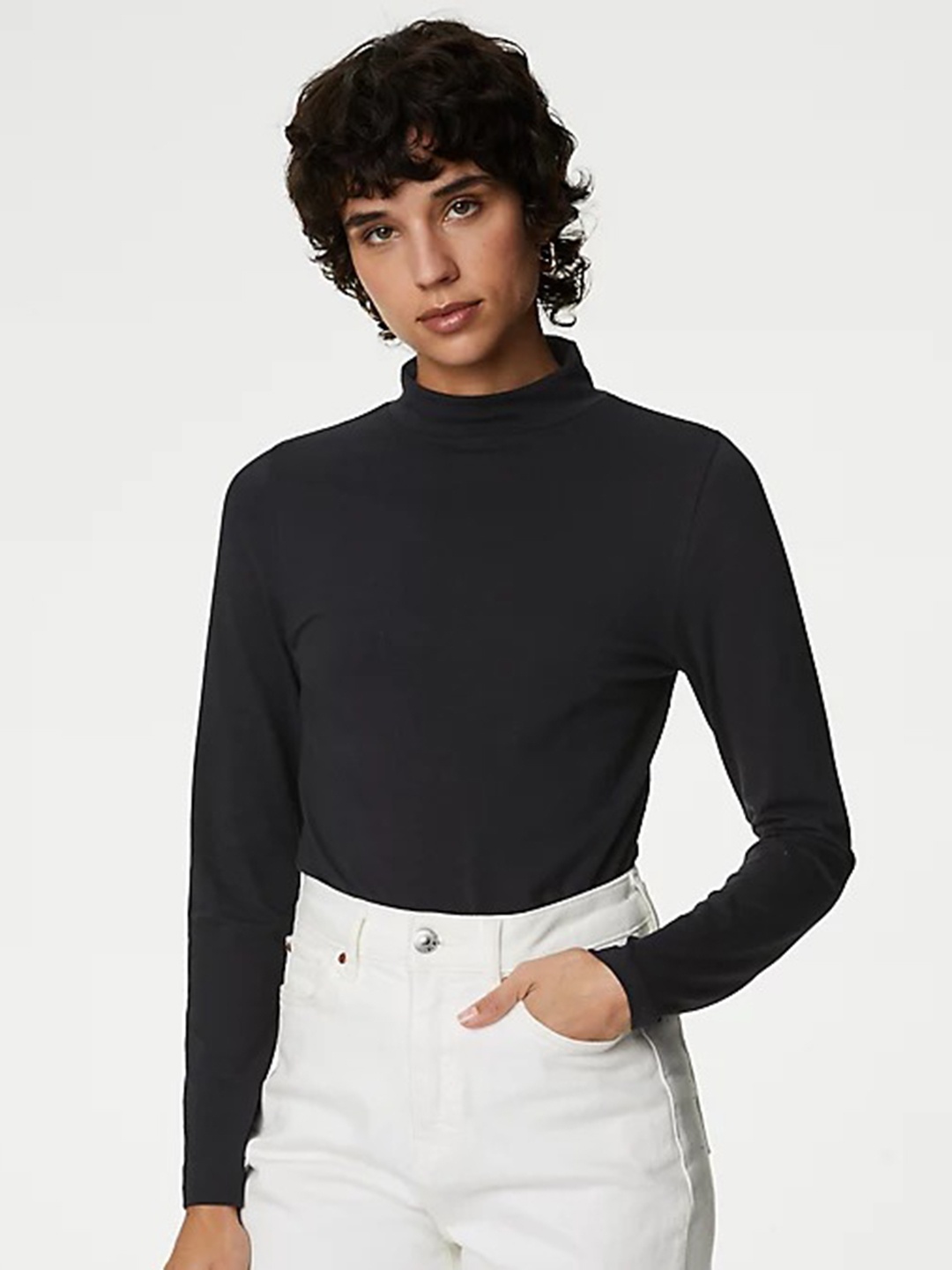 

Marks & Spencer Women Pullover Sweatshirt, Black