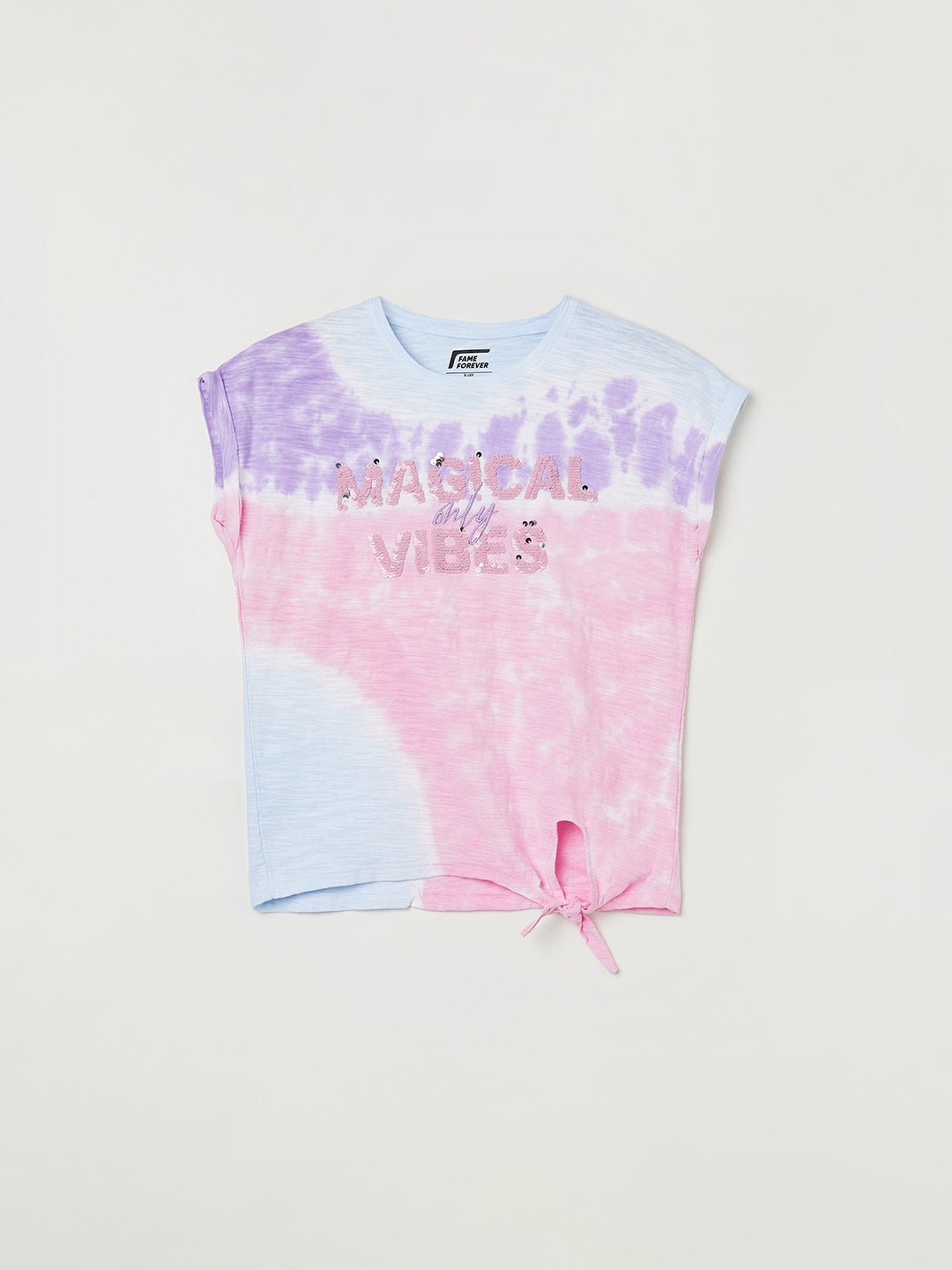 

Fame Forever by Lifestyle Girls Multicoloured Printed T-shirt, Multi