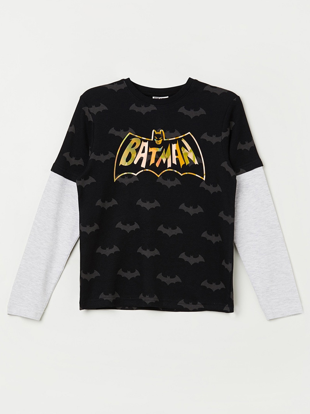 

Fame Forever by Lifestyle Boys Batman Printed Cotton T-shirt, Black