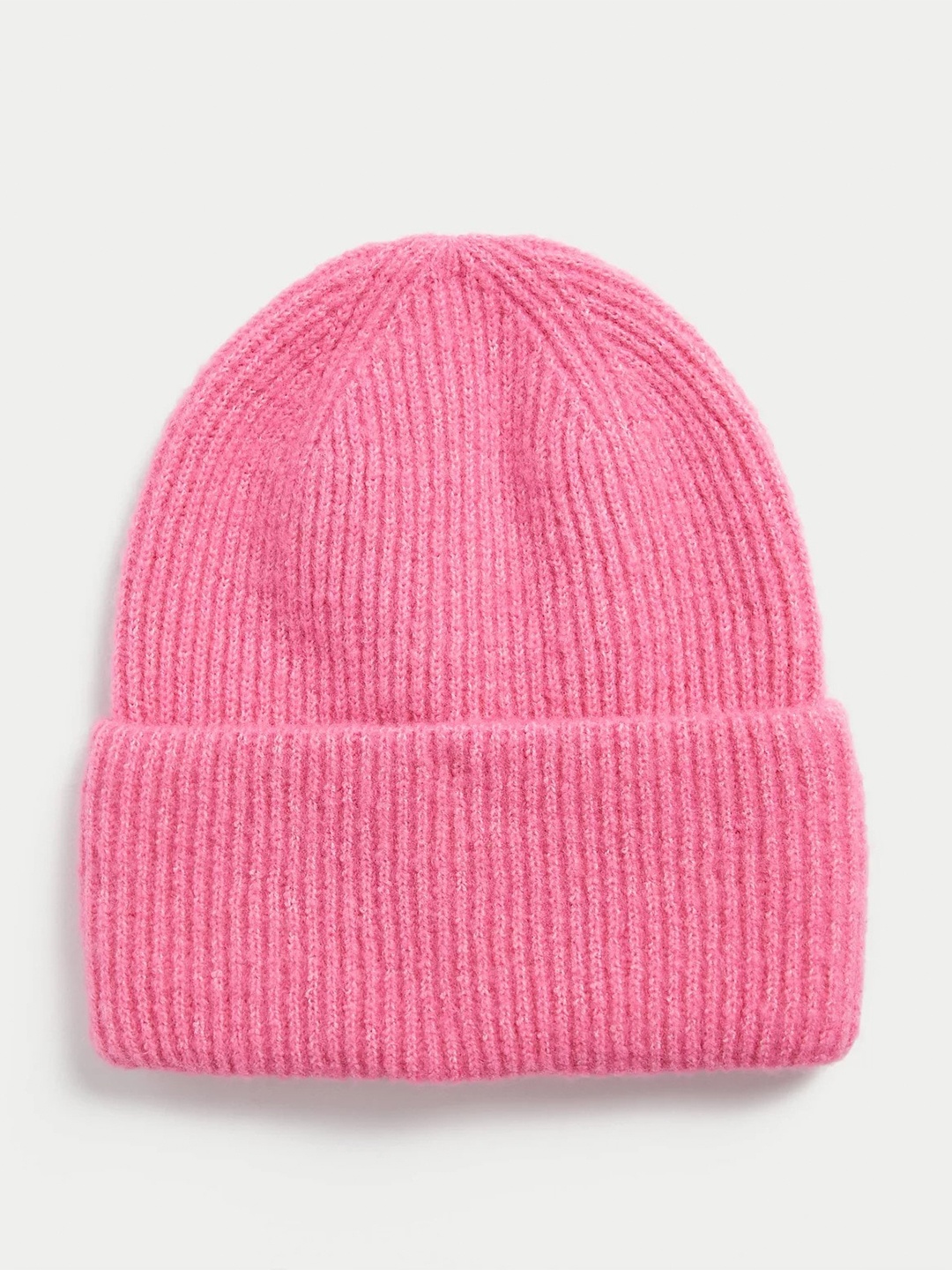 

Marks & Spencer Women Ribbed Beanie, Pink