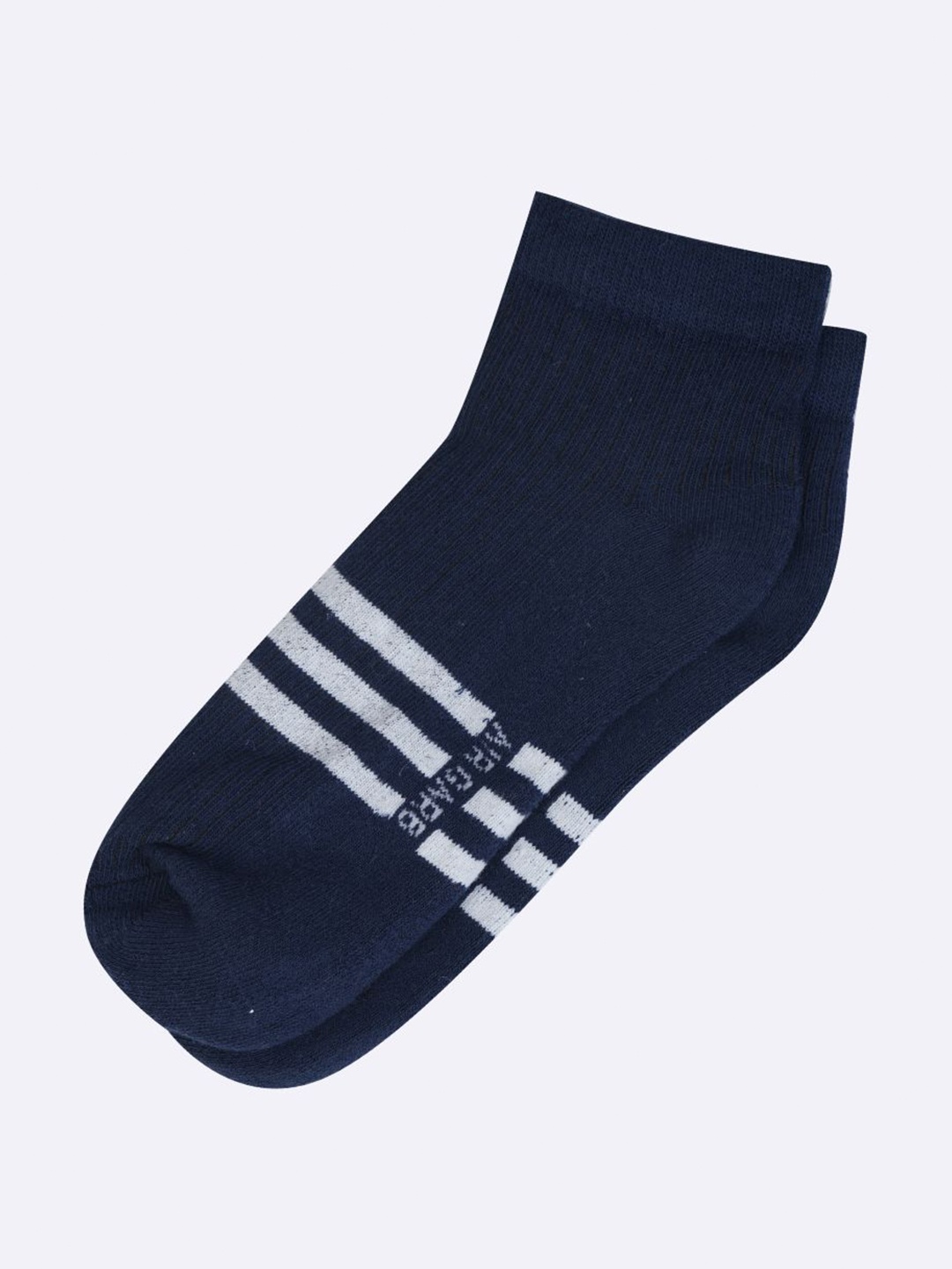 

AIR GARB Striped Ankle Length Socks, Blue