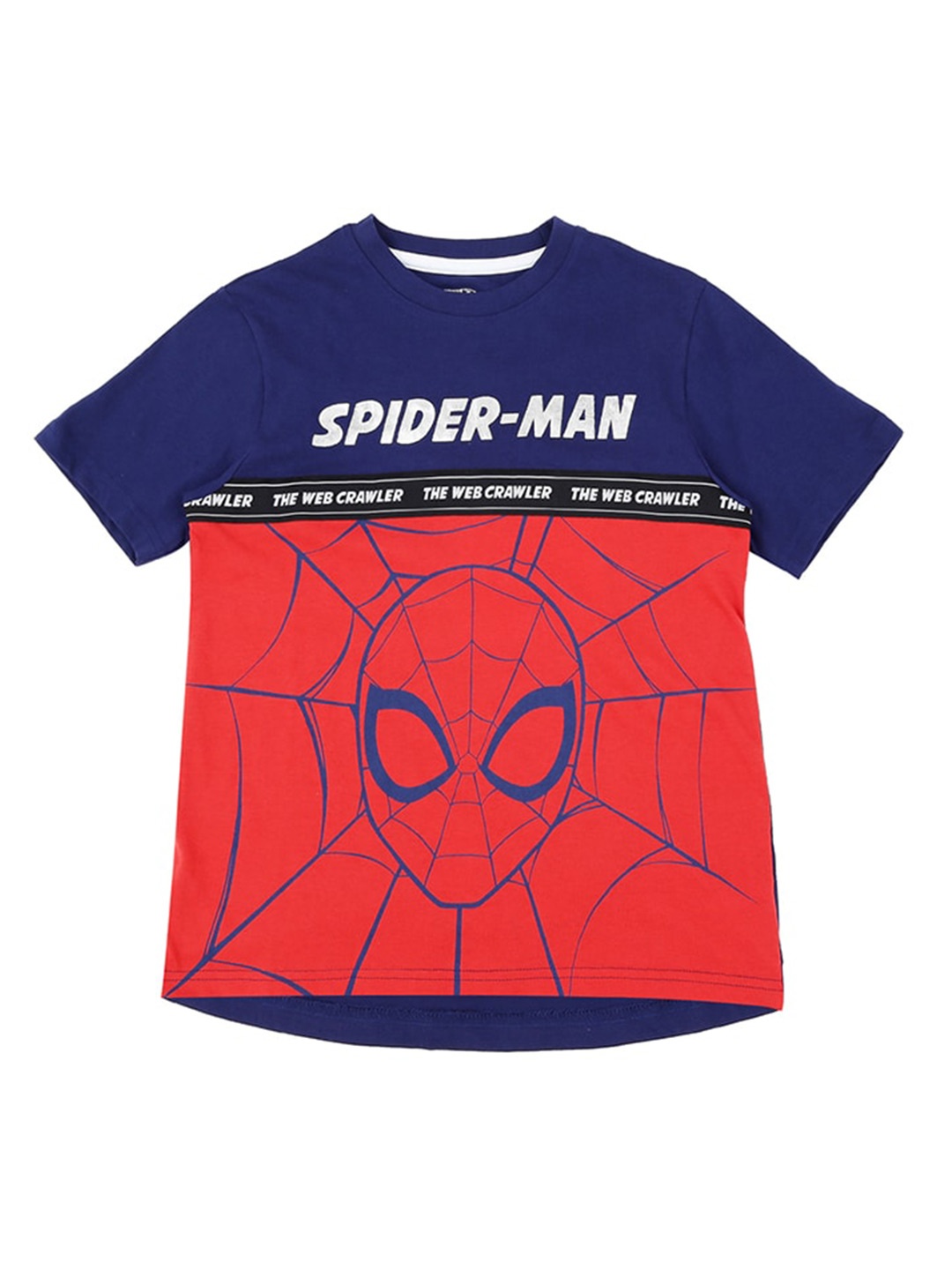 

Pantaloons Junior Boys Spider-Man Printed Cotton T-shirt, Red