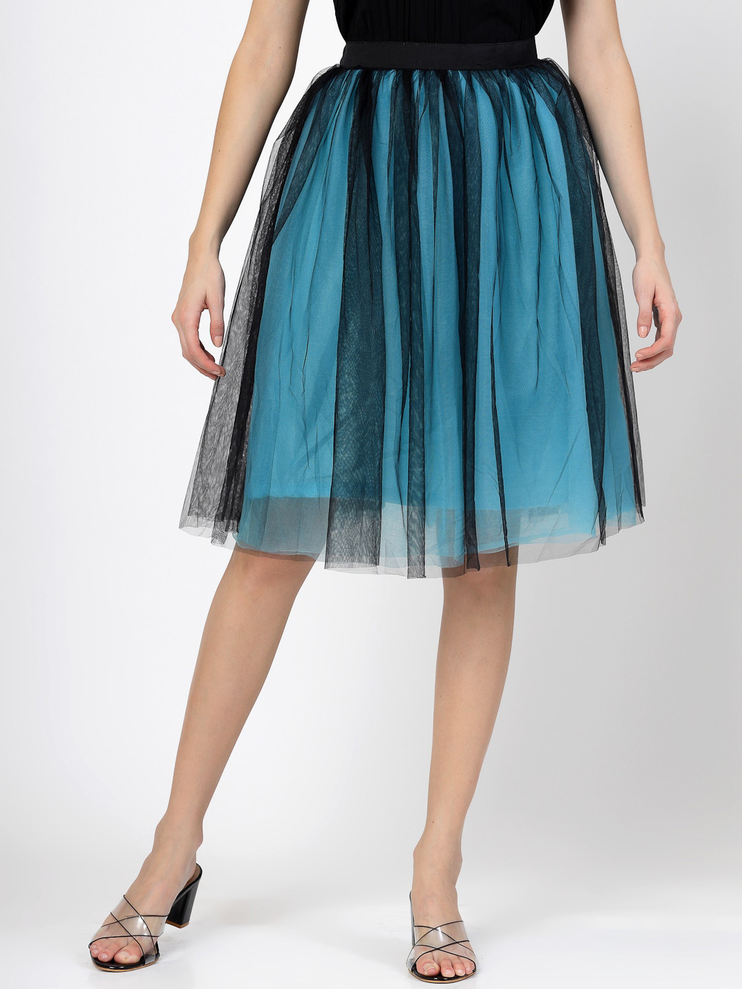

BAESD Flared Above Length skirt, Sea green