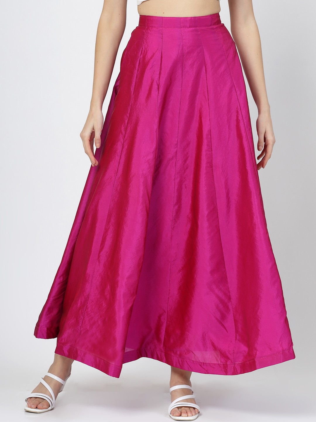 

BAESD Flared Maxi-Length skirt, Pink