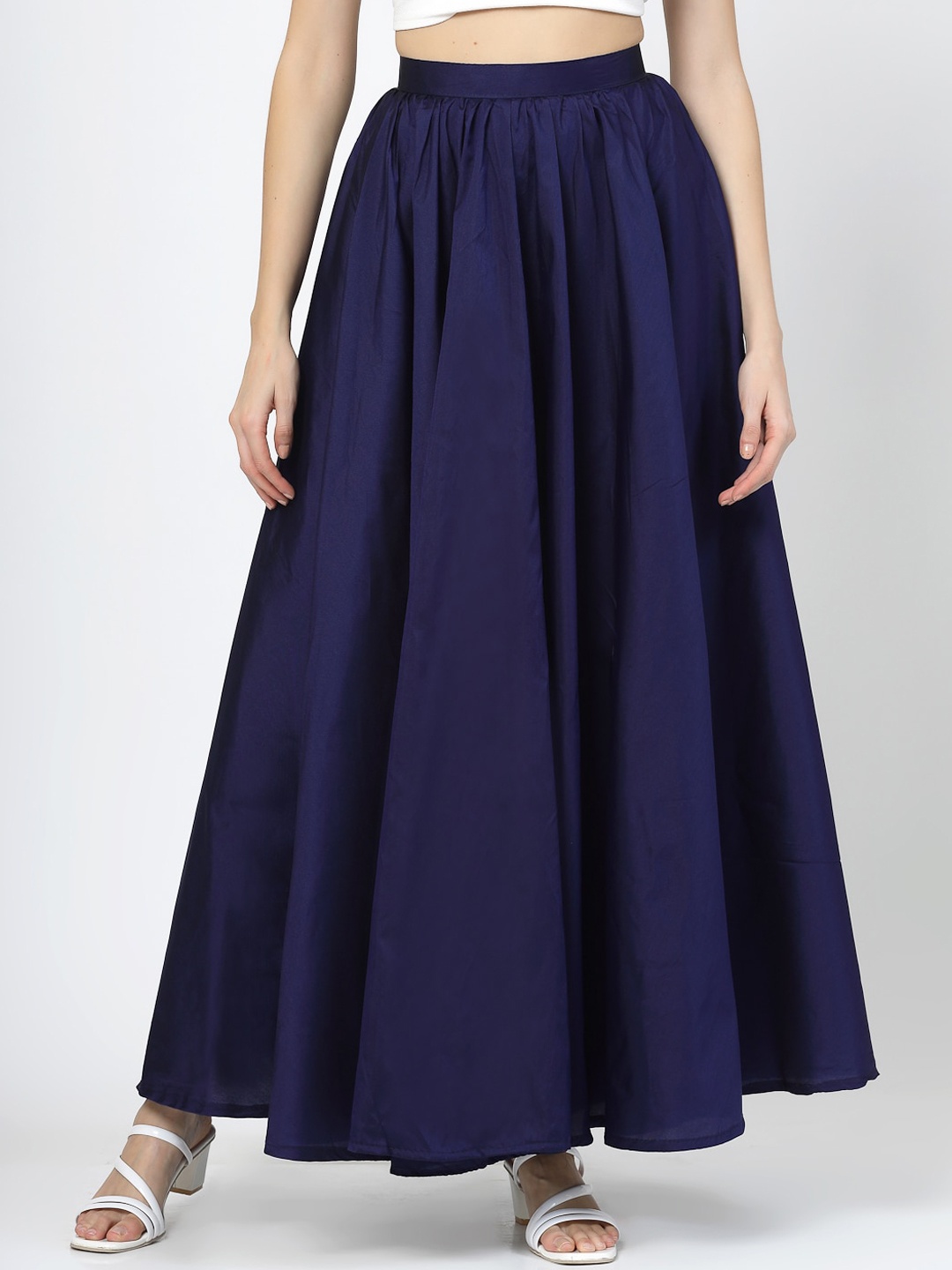 

BAESD Flared Maxi-Length skirt, Navy blue