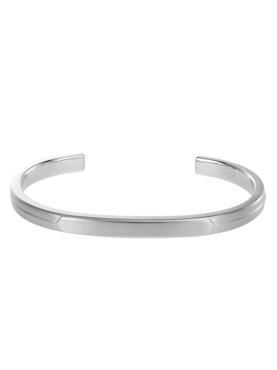 

Fossil Men Silver-Plated Kada Bracelet