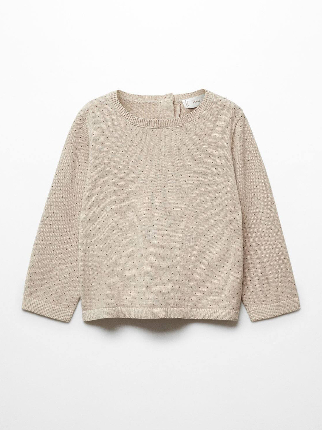 

Mango Kids Girls Printed Pullover, Beige