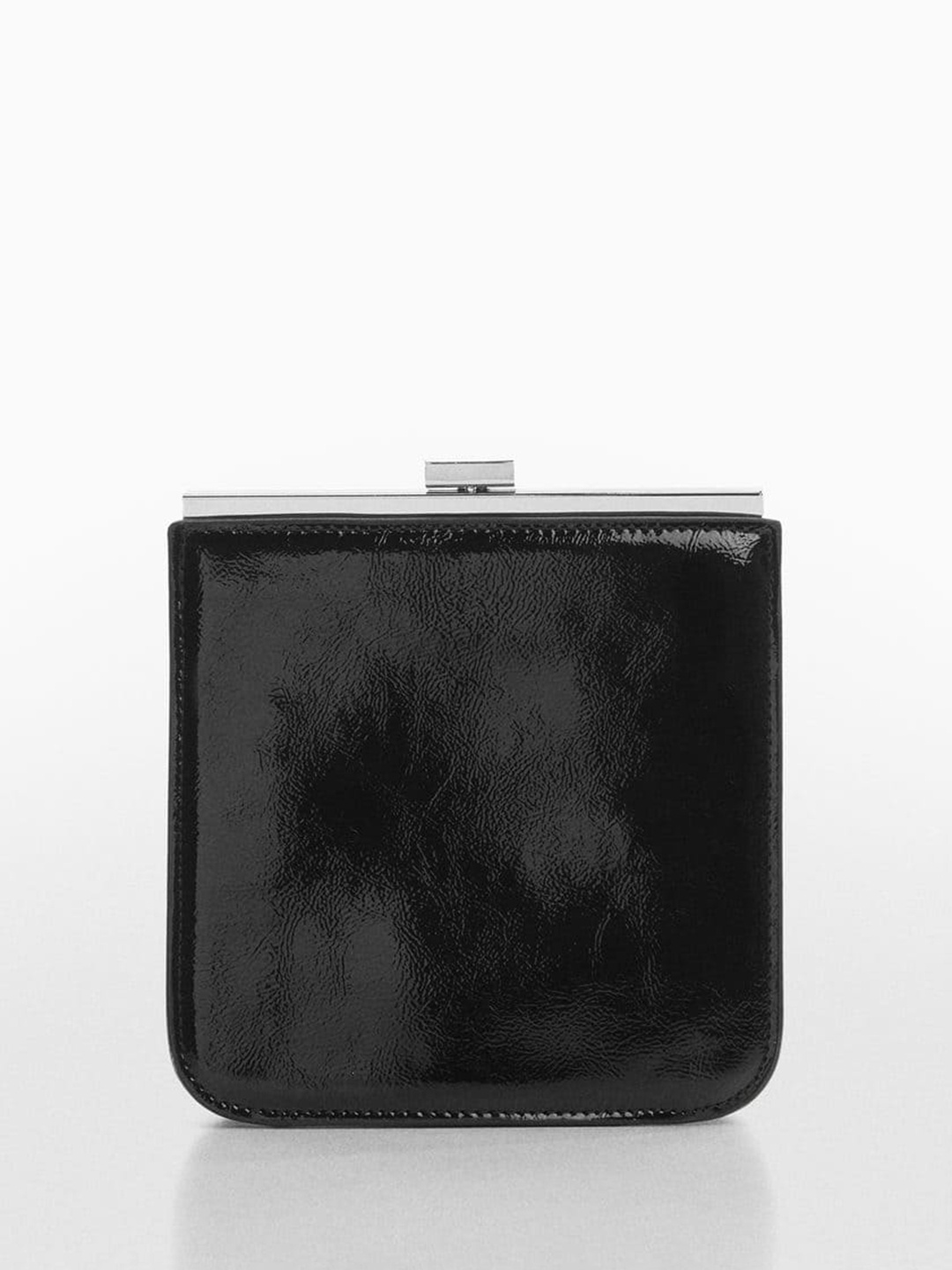 

MANGO Structured Handheld Bag, Black