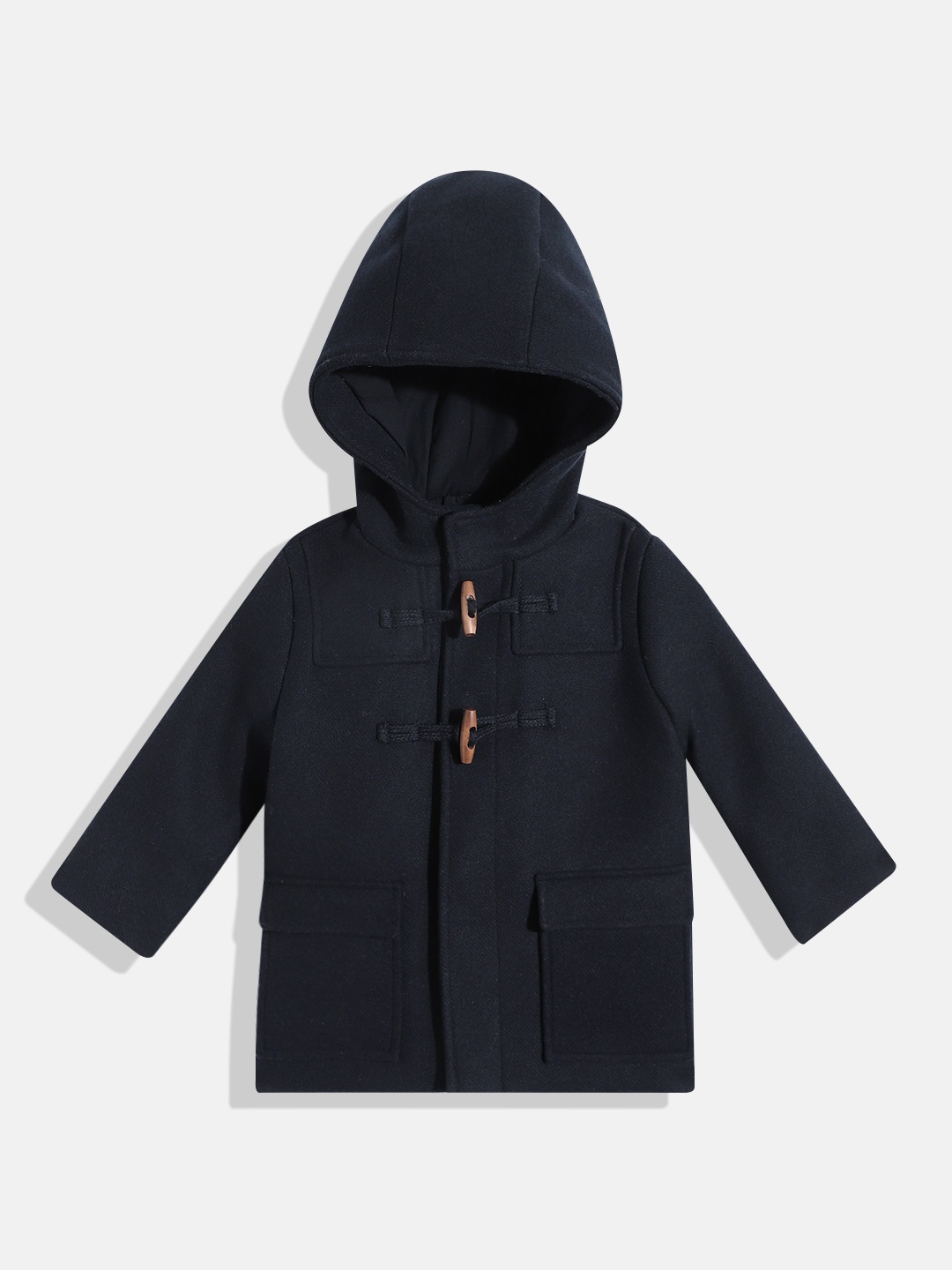 

Mango Kids Boys Hooded Coat, Navy blue