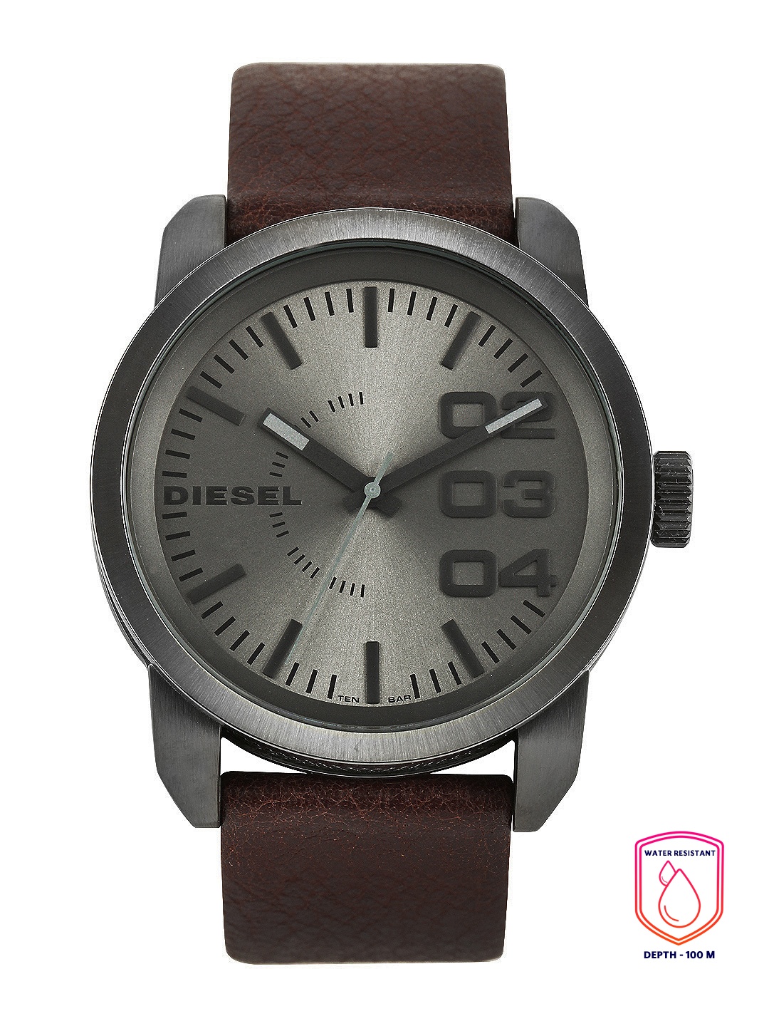 

DIESEL Men Gunmetal-Toned Dial Watch DZ1467, Metallic