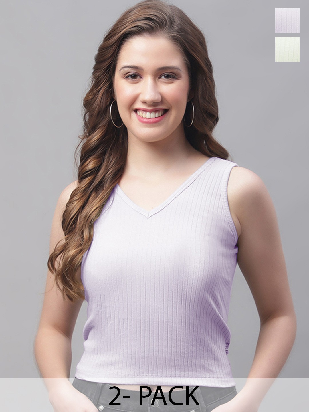 

Friskers Purple Striped Top