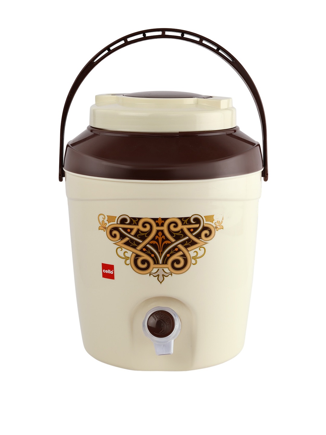 

Cello Atlas Mop Beige & Brown Insulated Water Jug- 5 L