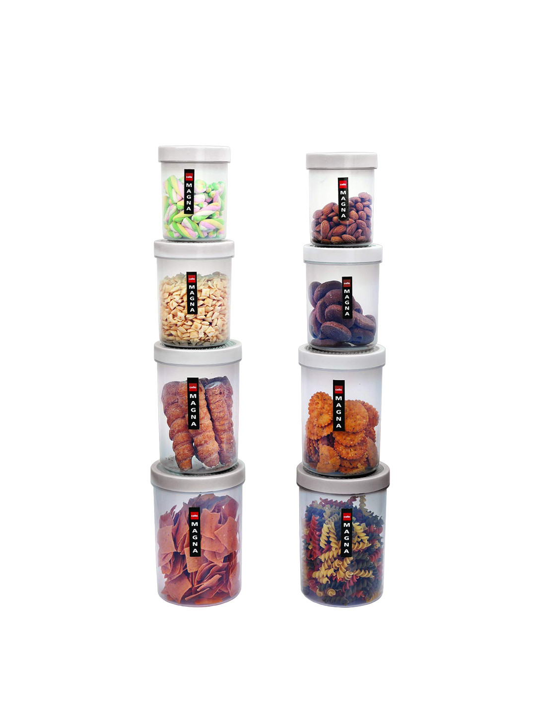 

Cello Fabio 8 Pieces White Air Tight Storage Container