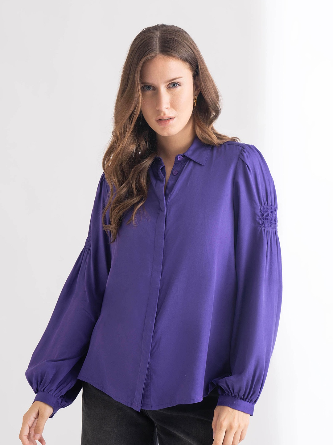 

B.Copenhagen Opaque Casual Shirt, Violet