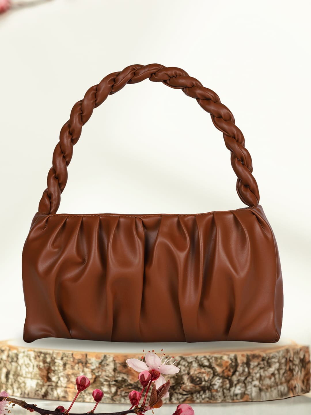 

MINI WESST Structured Handheld Bag, Brown