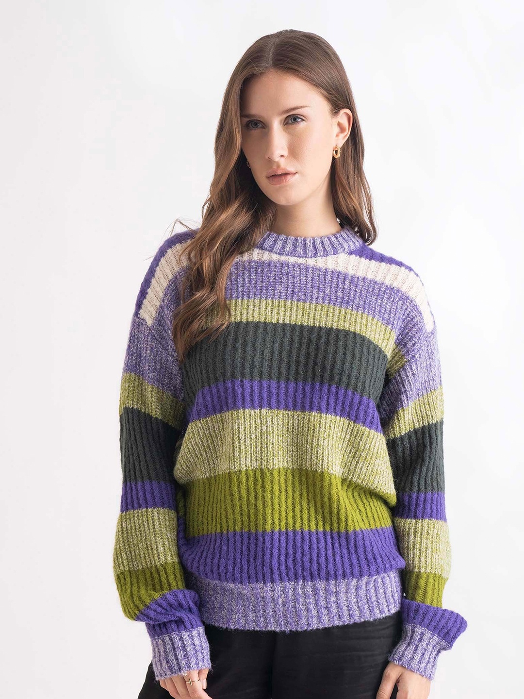 

B.Copenhagen Colourblocked Pullover, Violet