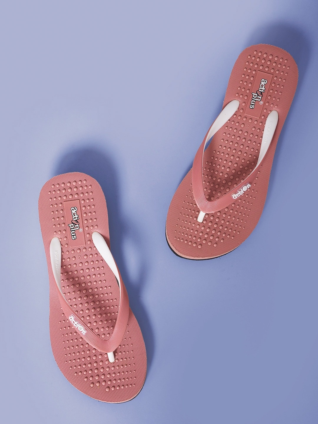 

Action Women Textured Thong Flip-Flops, Peach
