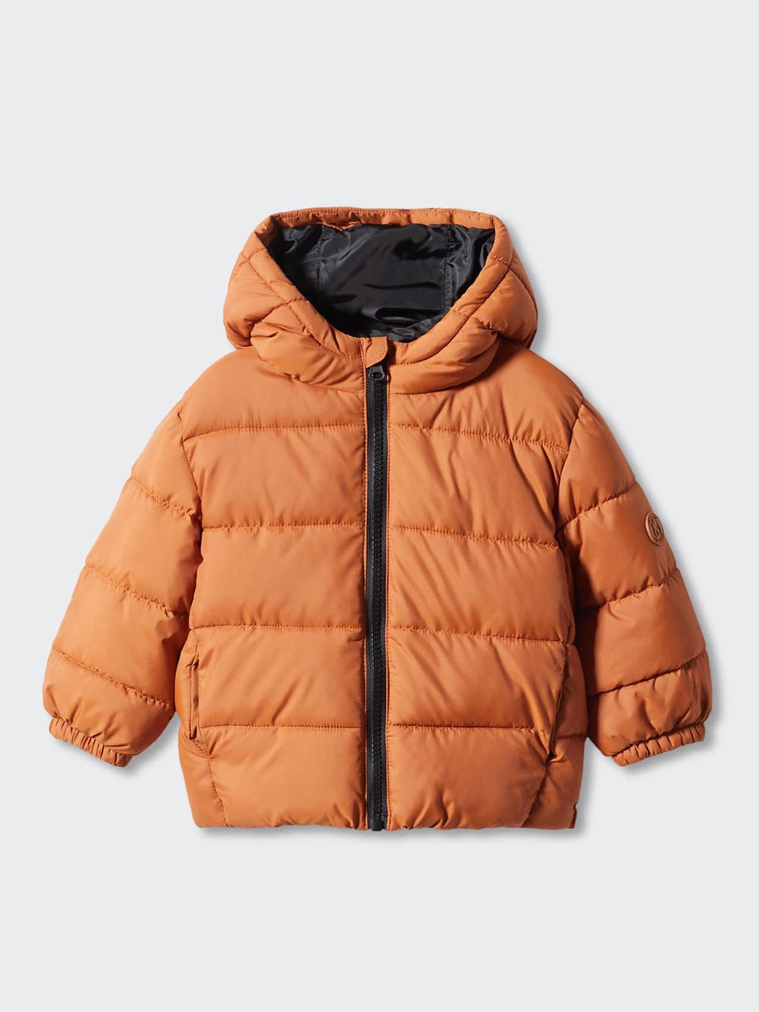 

Mango Kids Boys Hooded Padded Jacket, Orange