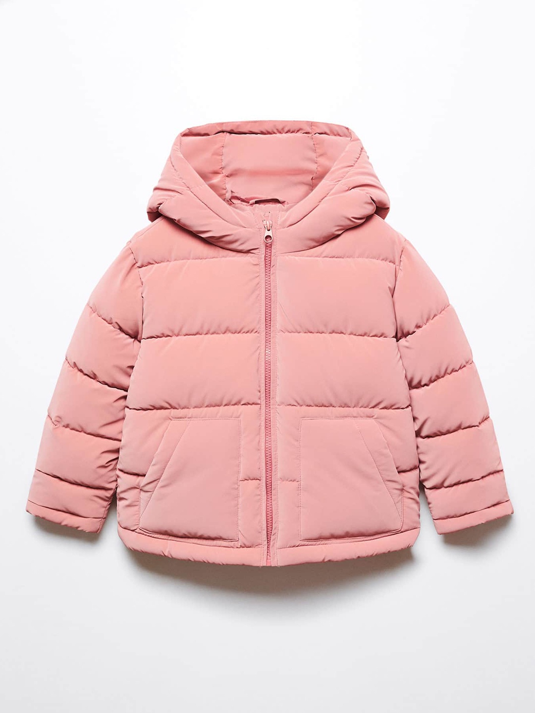 

Mango Kids Girls Hooded Padded Jacket, Pink