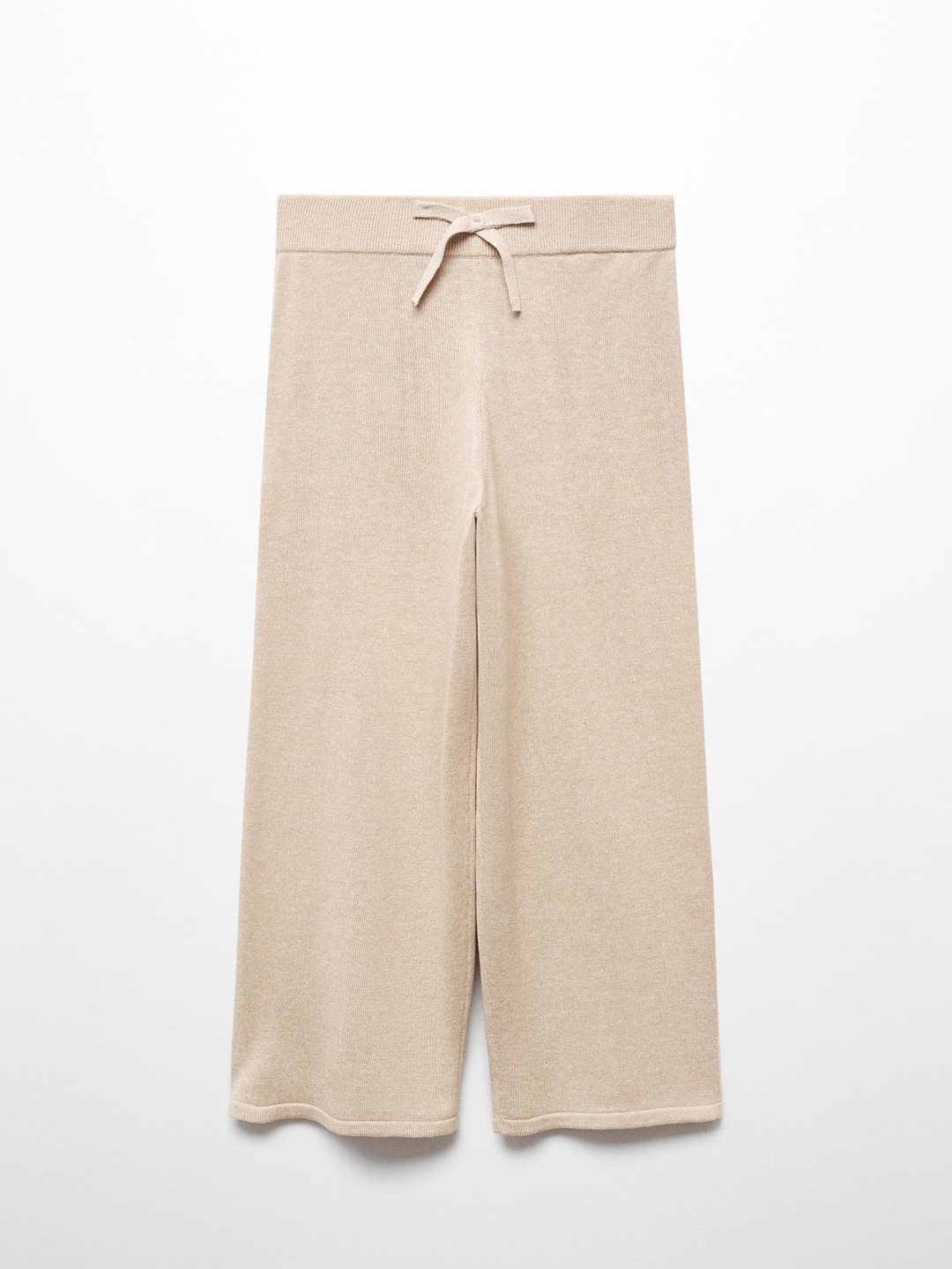 

Mango Kids Girls Mid-Rise Cropped Culotte Trousers, Beige