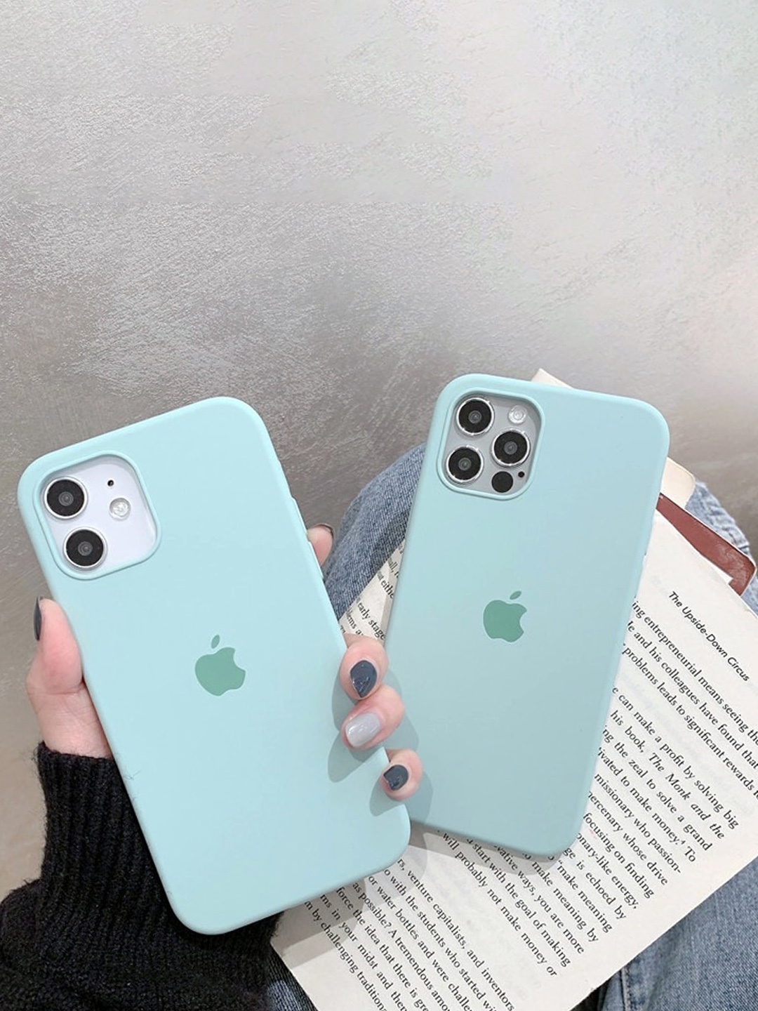 

TREEMODA Silicone iPhone 15 Pro Back Case, Green