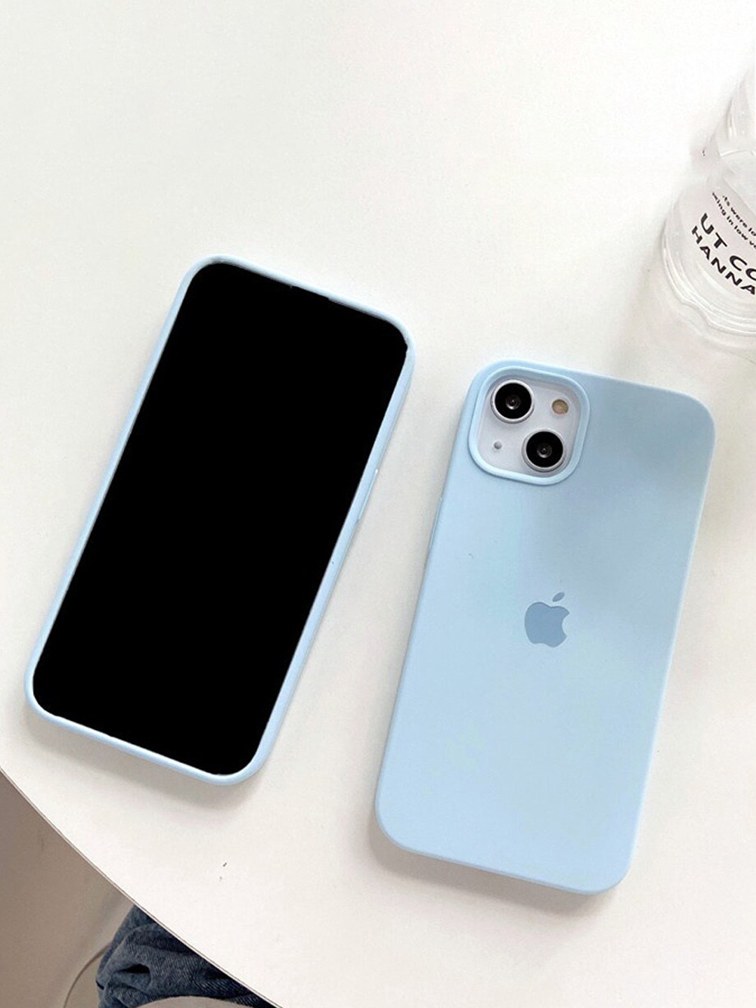 

TREEMODA Silicone iPhone 15 Pro Max Back Case, Blue