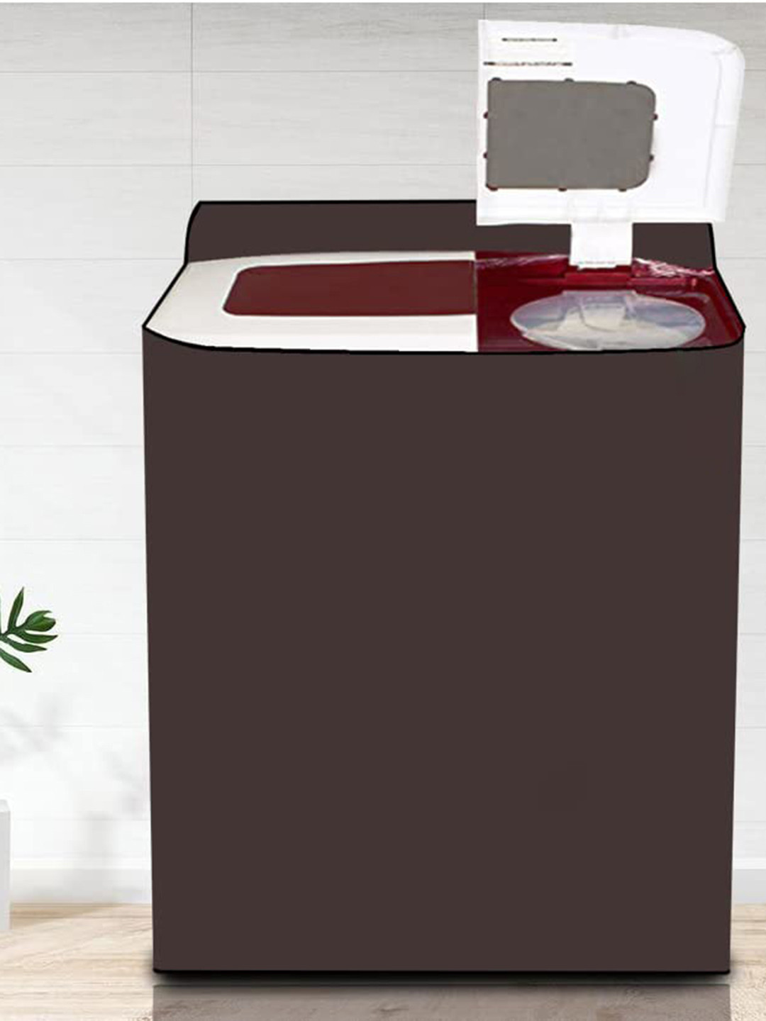 

Dakshya Industries Brown Semi Automatic Washing Machine Cover